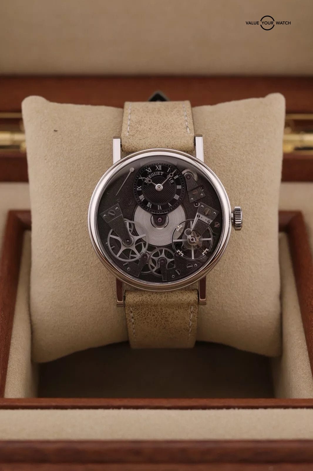 Breguet Tradition 7027 Manual Wind White Gold Power Reserve | Retail OVER $33k!!