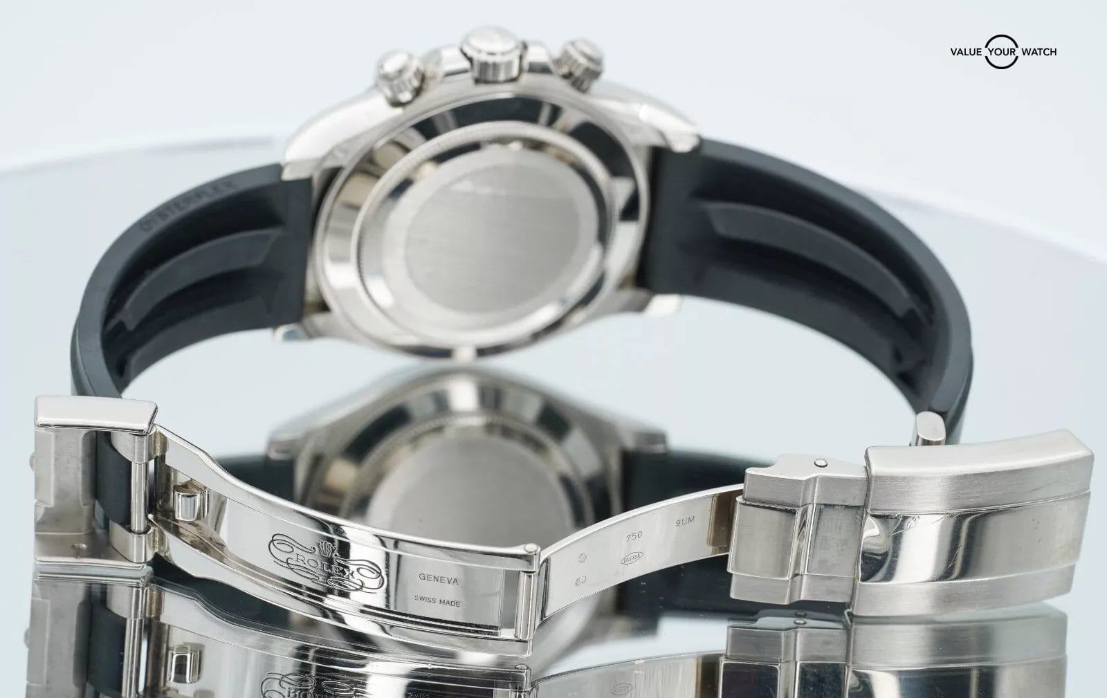 ROLEX Daytona Oysterflex 116519LN 40mm 18K White Gold 2017 BOX/PAPERS - Image 11