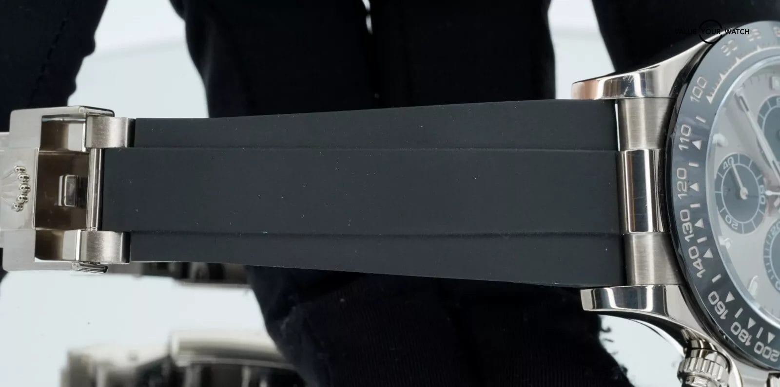 ROLEX Daytona Oysterflex 116519LN 40mm 18K White Gold 2017 BOX/PAPERS - Image 14