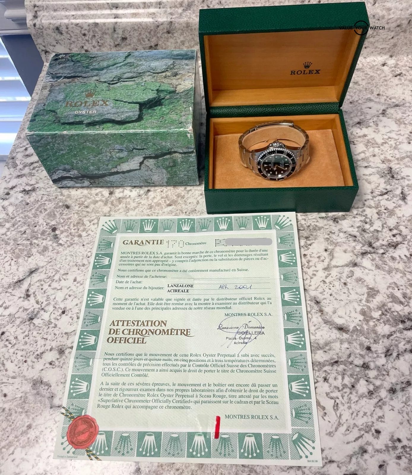 ROLEX Sea-Dweller 16600 Stainless Steel 40mm Black Dial BOXES/PAPERS! - Image 3