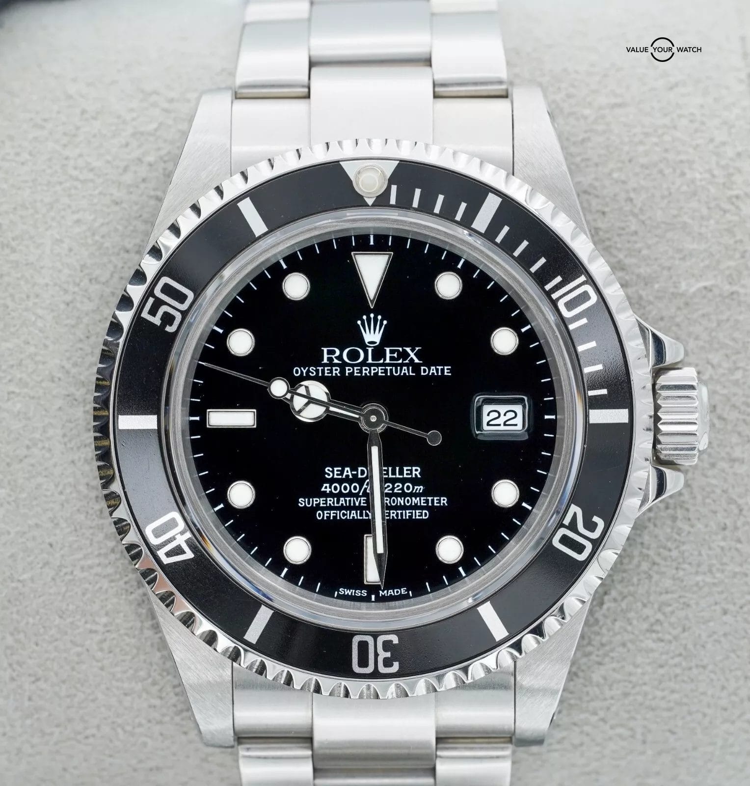 ROLEX Sea-Dweller 16600 Stainless Steel 40mm Black Dial BOXES/PAPERS! - Image 4