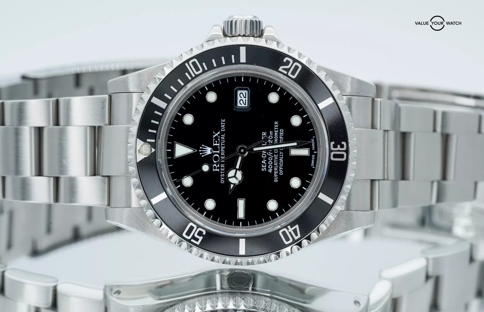 ROLEX Sea-Dweller 16600 Stainless Steel 40mm Black Dial BOXES/PAPERS! - Image 5