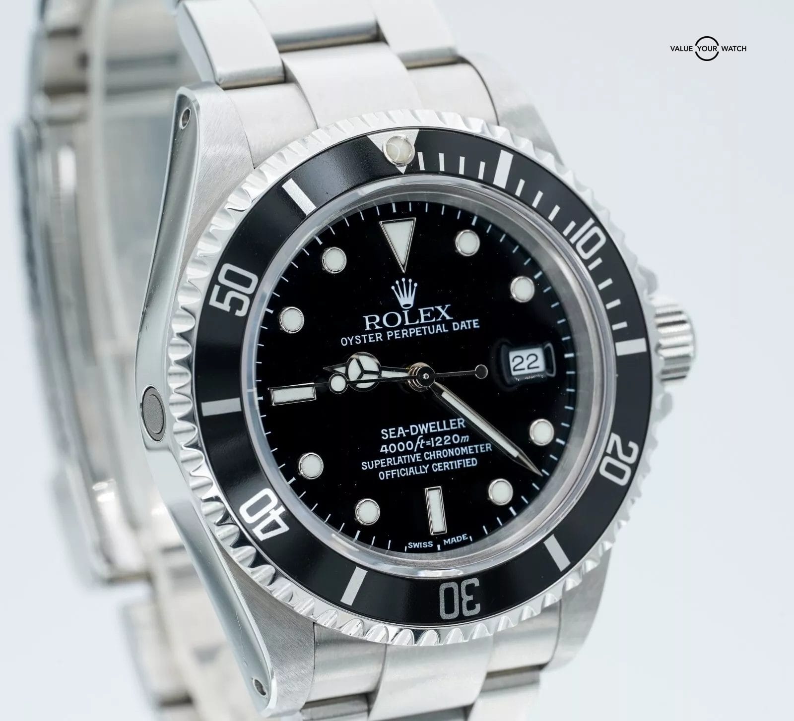 ROLEX Sea-Dweller 16600 Stainless Steel 40mm Black Dial BOXES/PAPERS! - Image 14