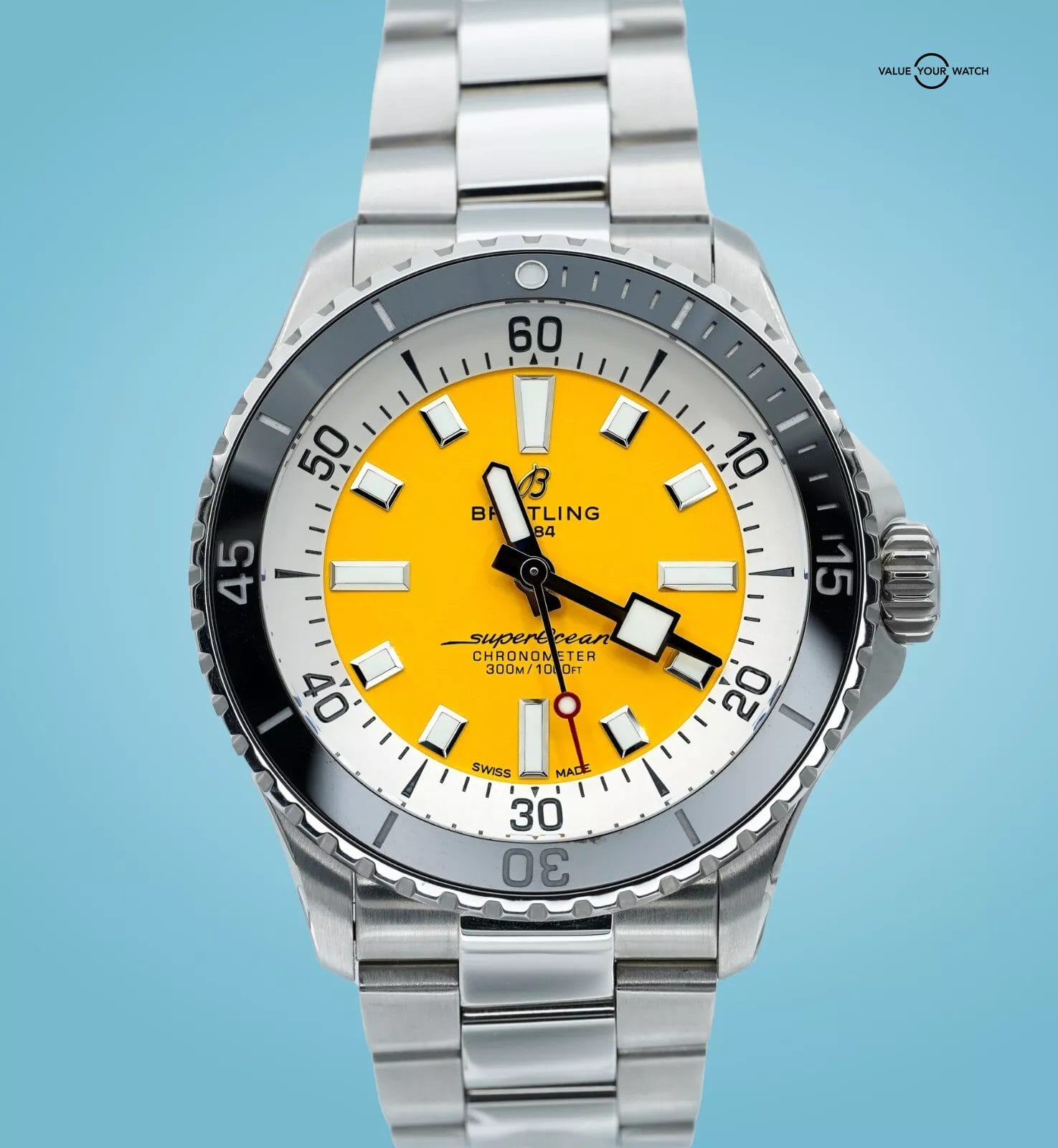 Breitling superocean 42 yellow hotsell