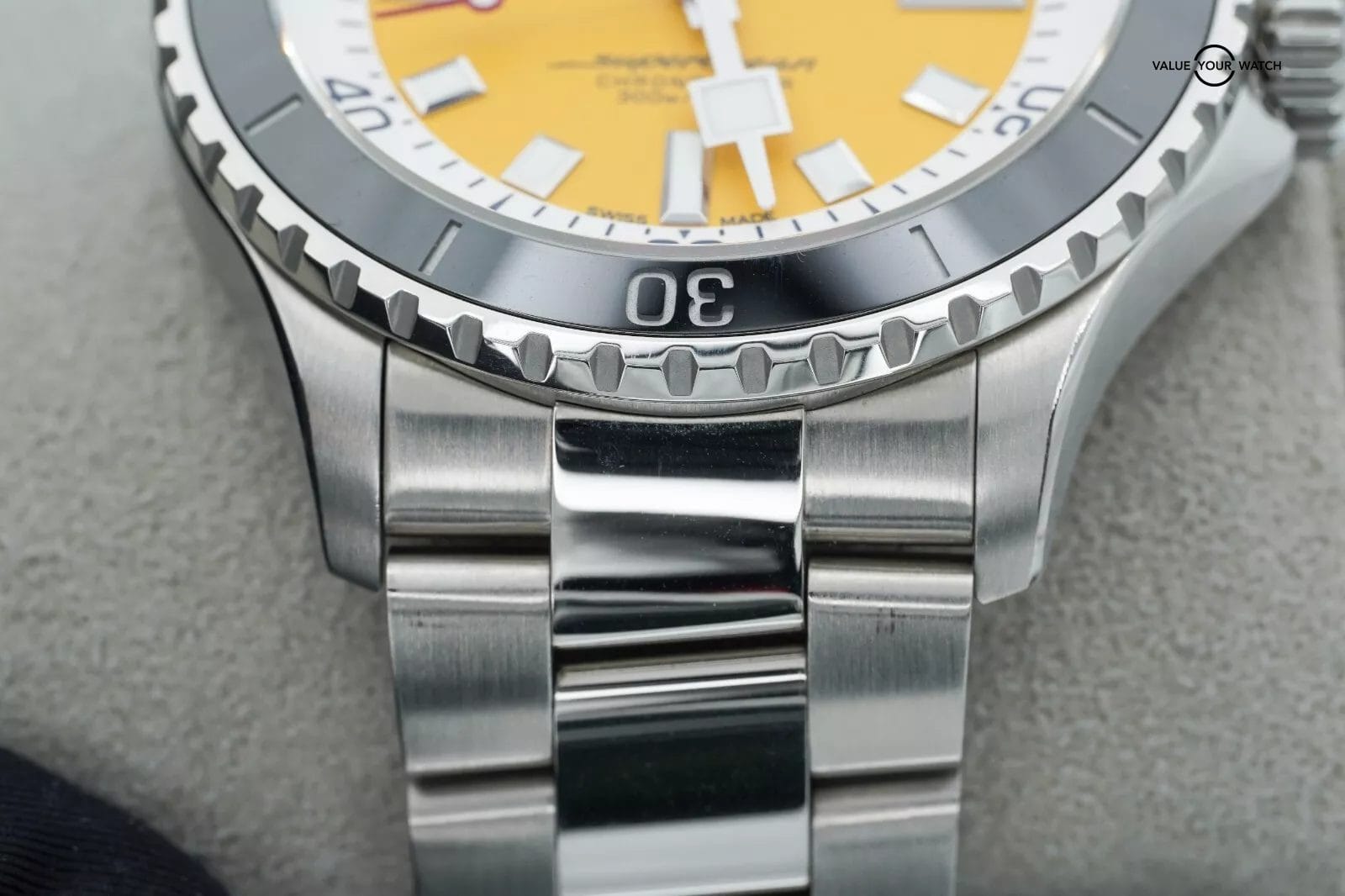 Breitling Superocean 42 “Boutique” Yellow Dial Stainless Steel A17375211I1A1! - Image 12