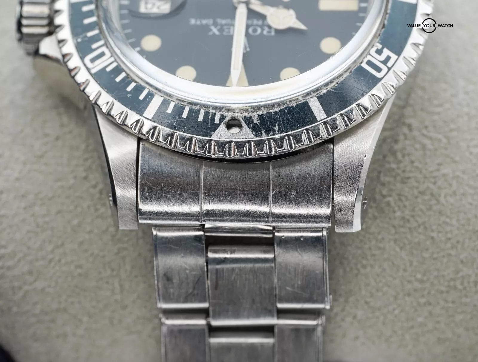 1971 Rolex 1680 RED Submariner MK 4 Dial Stainless Steel! - Image 6