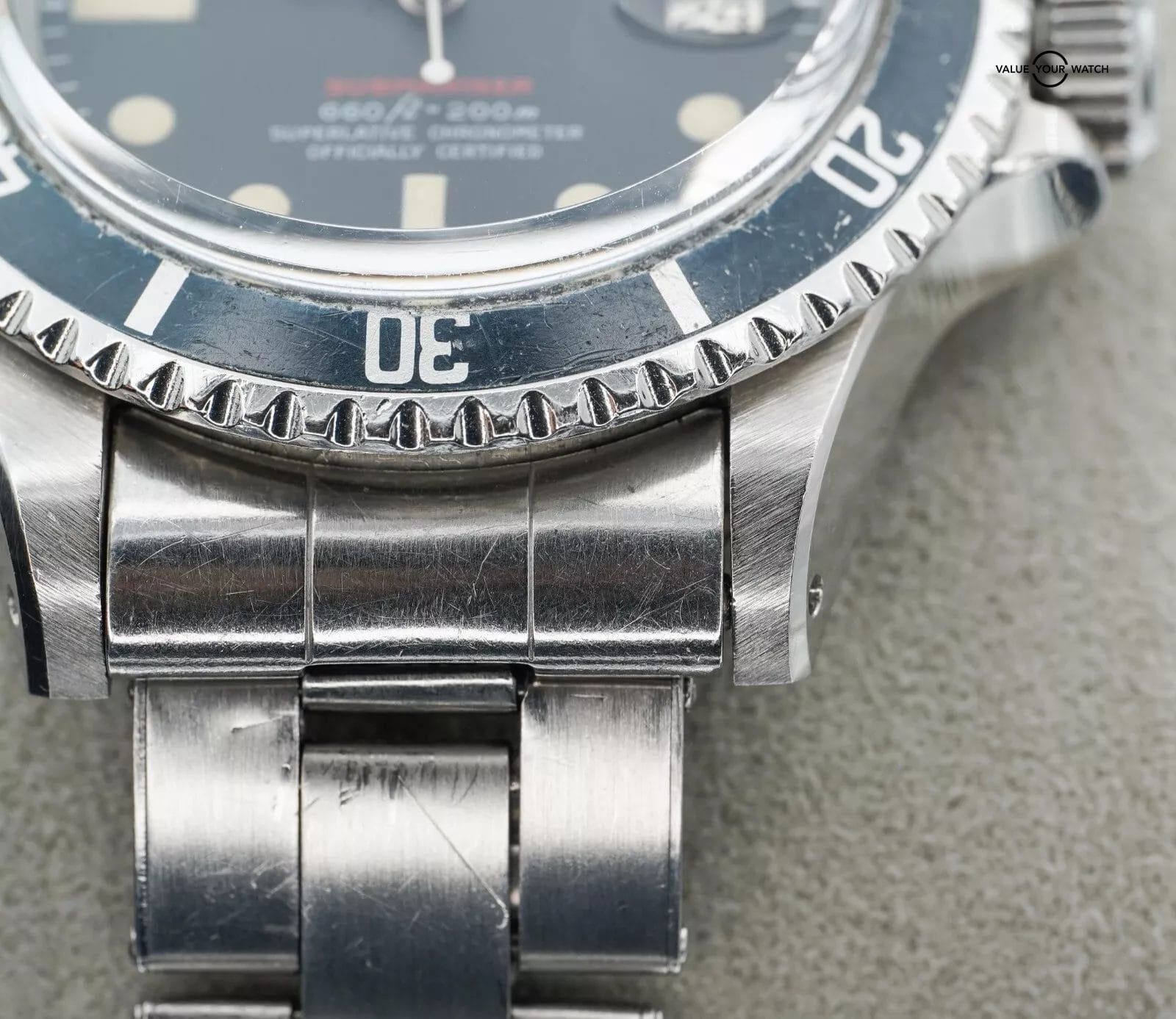1971 Rolex 1680 RED Submariner MK 4 Dial Stainless Steel! - Image 10