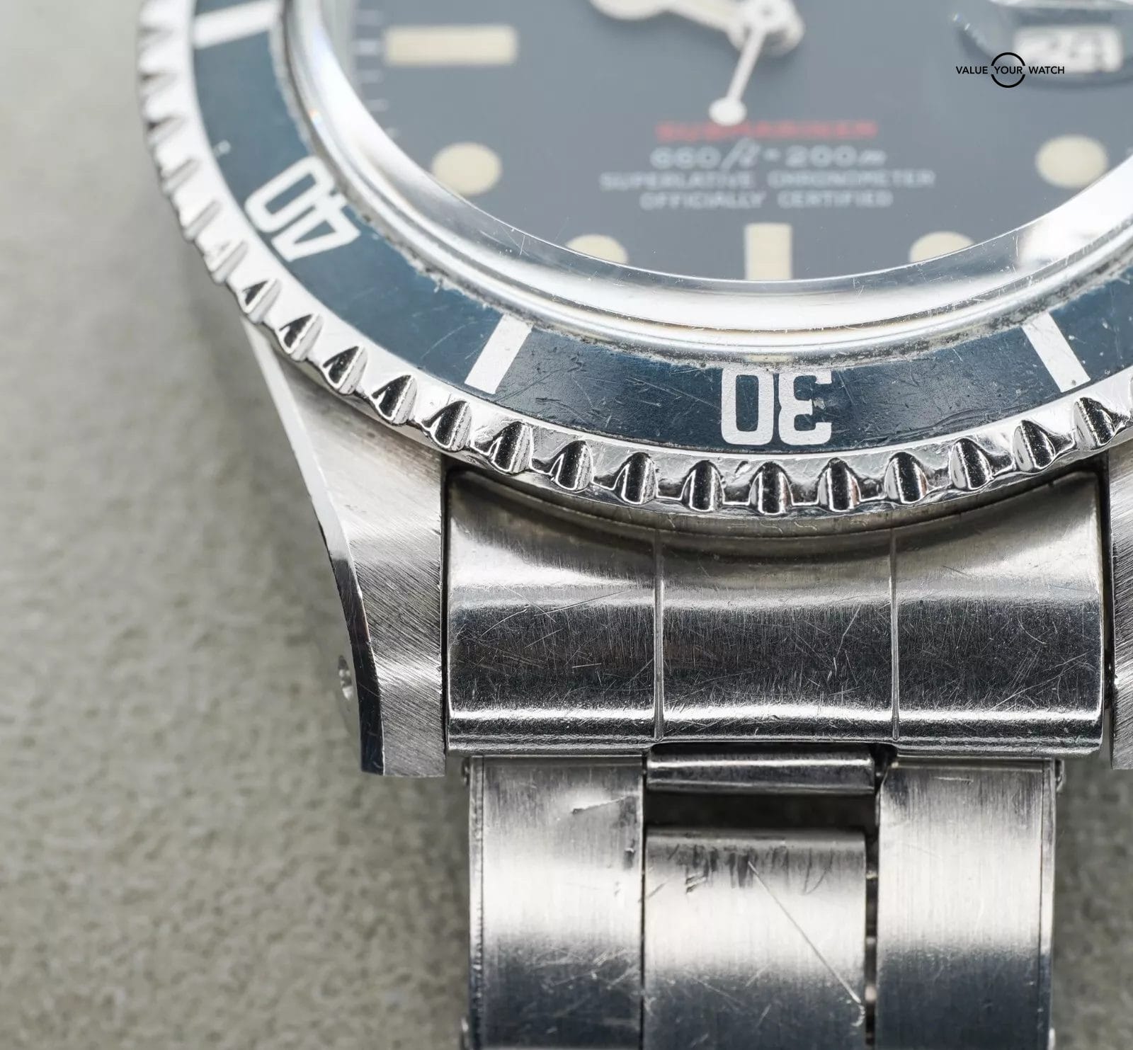 1971 Rolex 1680 RED Submariner MK 4 Dial Stainless Steel! - Image 11