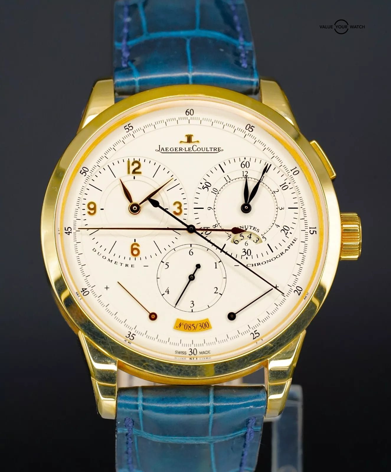 Jaeger LeCoultre Duometre Chronograph 18K Yellow Gold Q6011420!