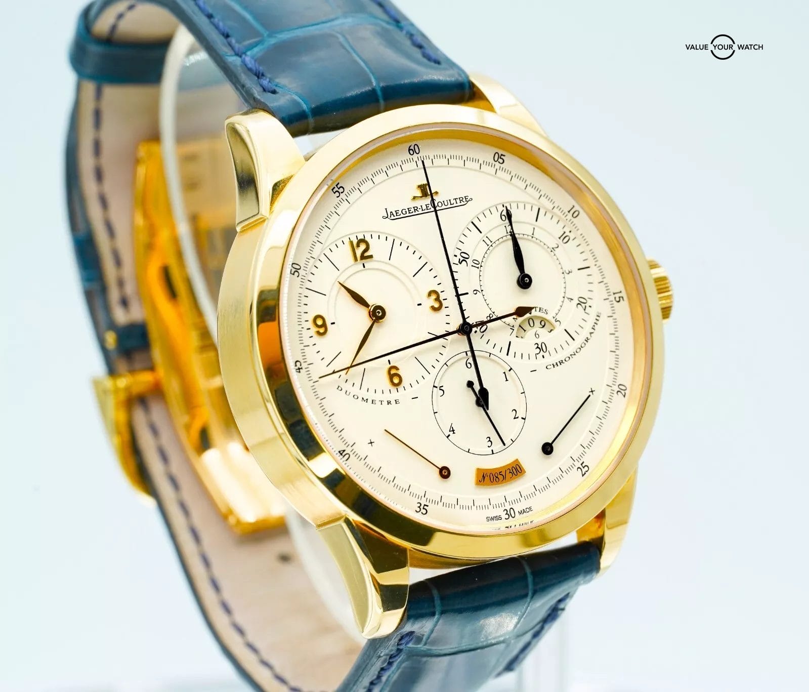 Jaeger LeCoultre Duometre Chronograph 18K Yellow Gold Q6011420! - Image 4