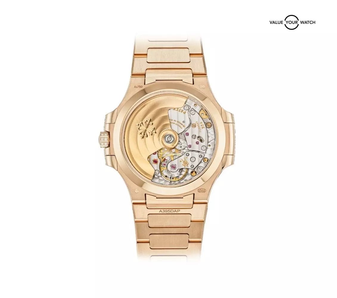 2024 Patek Philippe Nautilus Paved Factory Diamond Rose Gold 35mm 7118/1450R-001 - Image 3