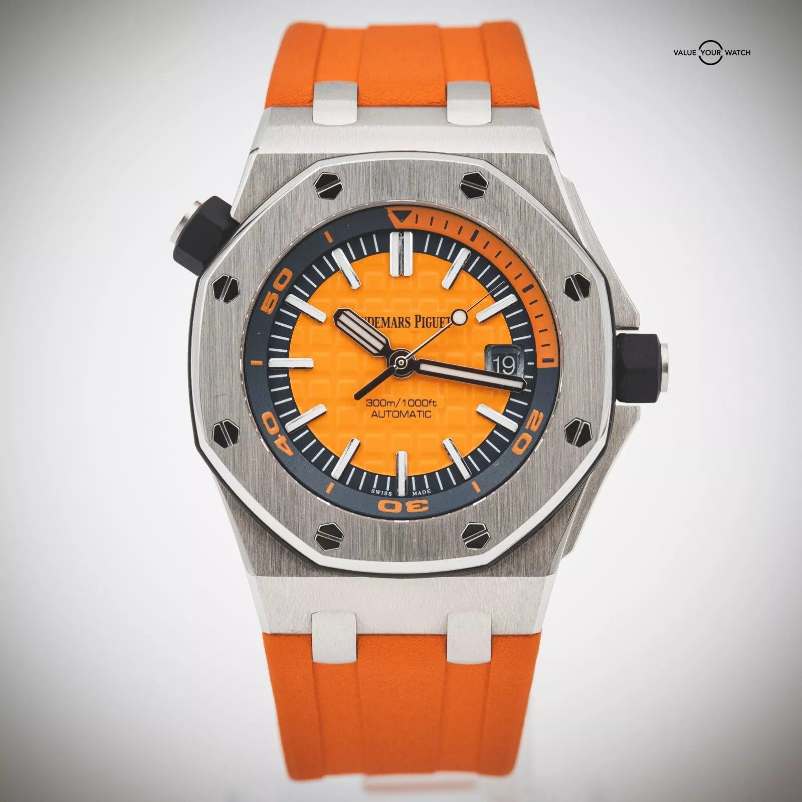 Audemars Piguet Royal Oak Offshore Diver Tangerine Orange 15710ST.OO.A070CA.01 - Image 5
