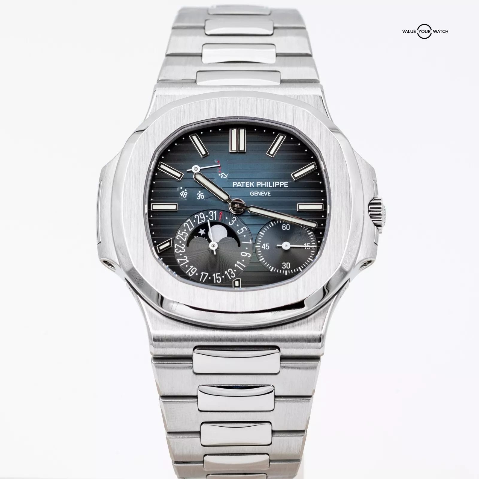 2016 Patek Philippe Nautilus 5712/1A Moonphase Blue Dial 40mm Steel Bracelet - Image 13