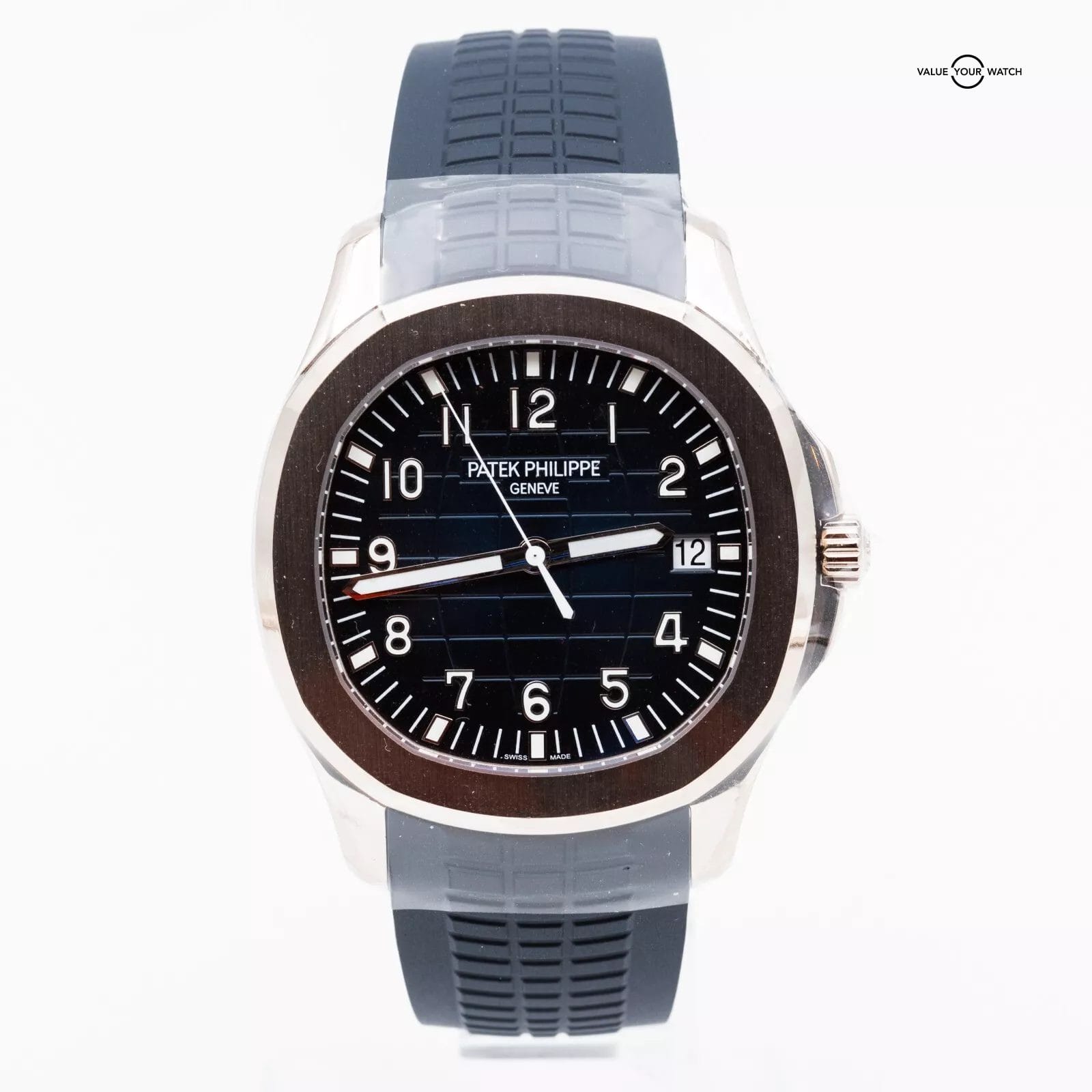 NEW 2024 Patek Philippe Aquanaut 5168G-001 Blue Dial 42mm FULL SET w/ STICKERS - Image 10