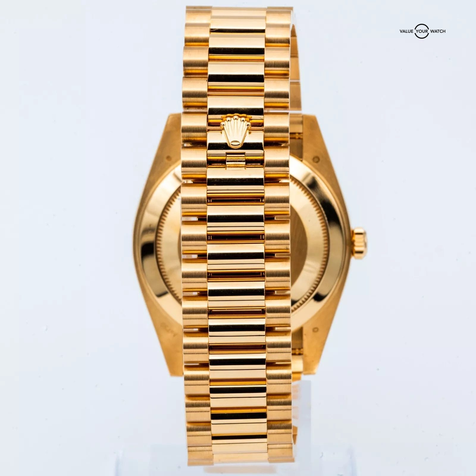 2023 Rolex Day-Date President 40 228238 Yellow Gold Black Baguette Dial - Image 3