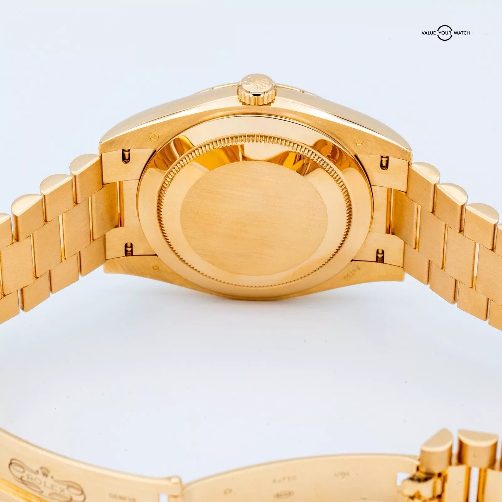 2023 Rolex Day-Date President 40 228238 Yellow Gold Black Baguette Dial - Image 4