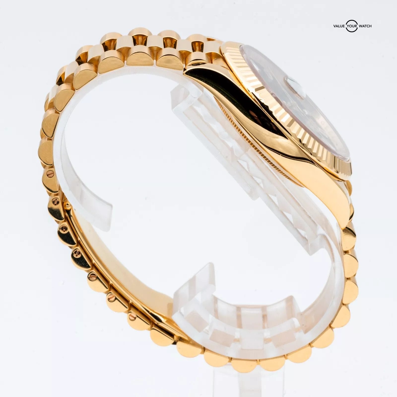 2023 Rolex Day-Date President 40 228238 Yellow Gold Black Baguette Dial - Image 7