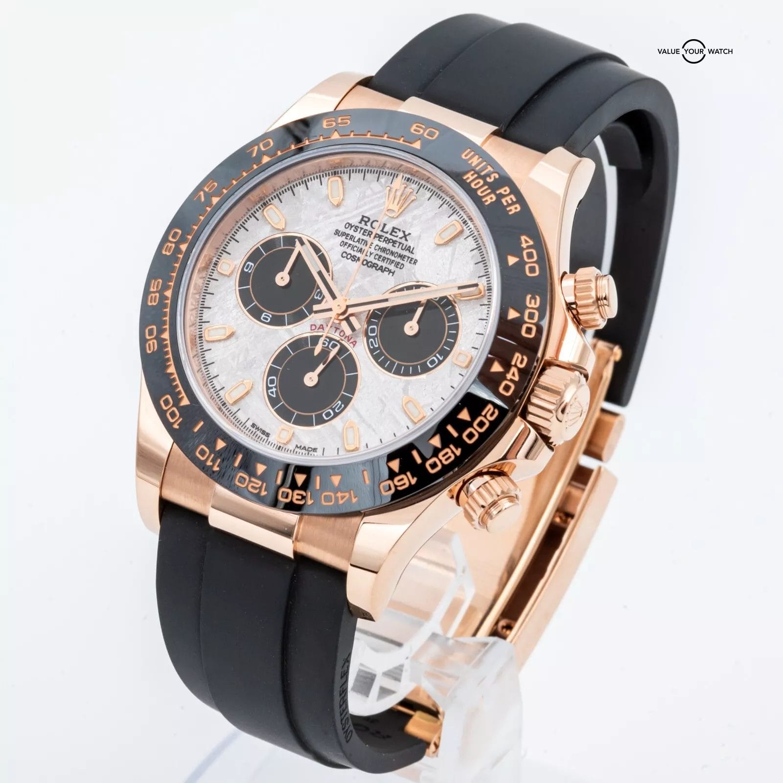 2023 Rolex Daytona 116515LN Rose Gold Meteorite Dial -- FULL SET w/ White Tag - Image 9
