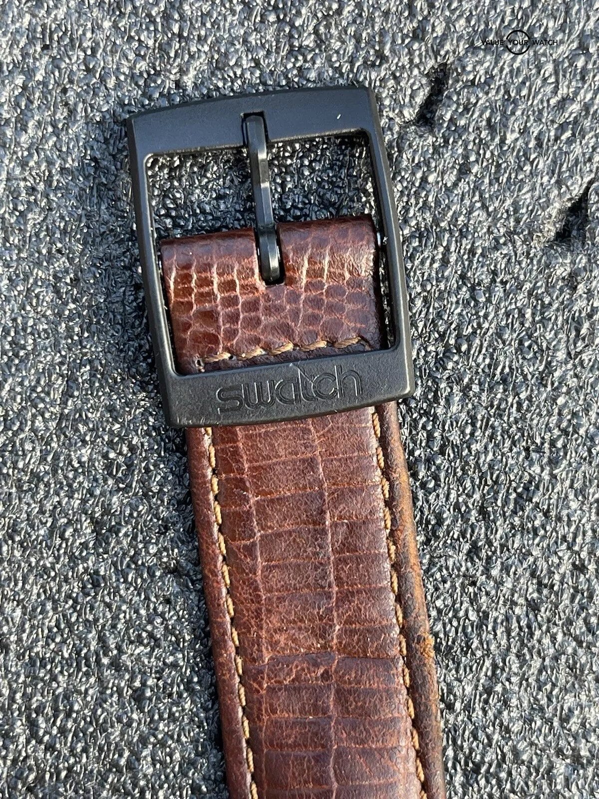 Authentic Swatch Originals Automatic Watch SAB101 5th Avenue Estate Sale Running - Image 6