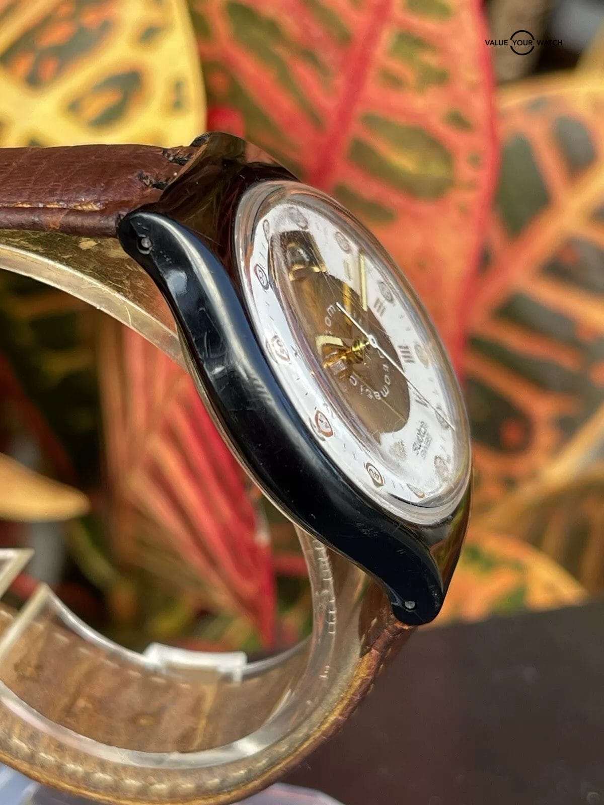 Authentic Swatch Originals Automatic Watch SAB101 5th Avenue Estate Sale Running - Image 9