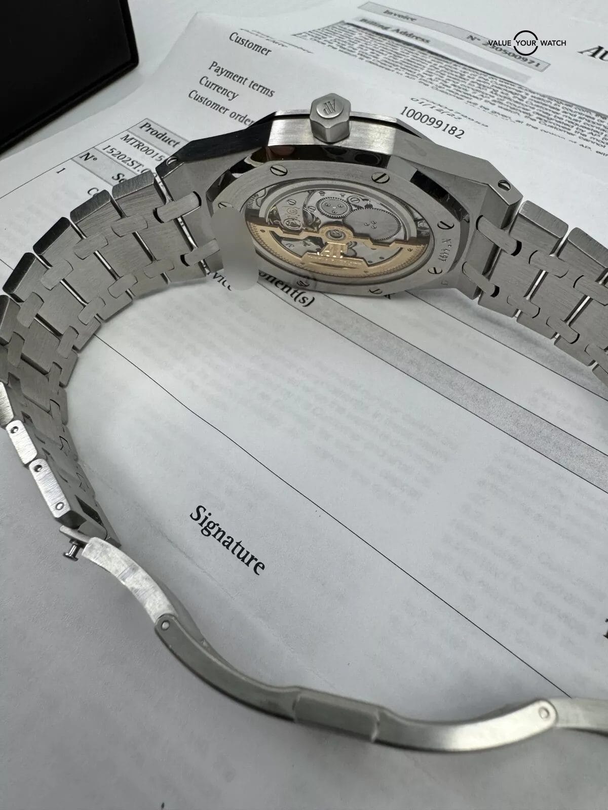 I Serial 2023 Serviced MINT Audemars Piguet Royal Oak 39mm Jumbo Blue Dial 39mm - Image 3