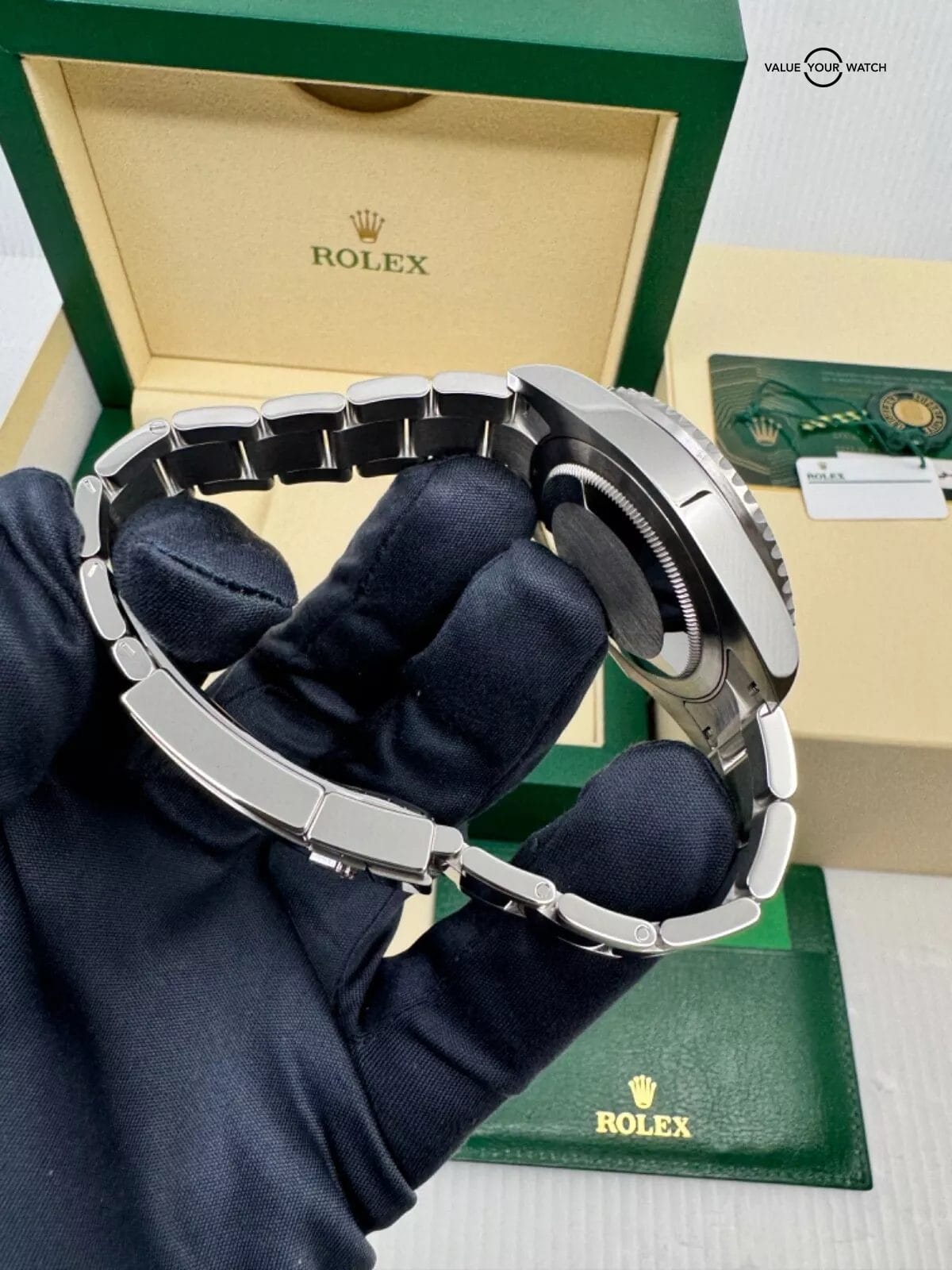 2022 MINT Batman Steel Oyster Bracelet Black Blue Ceramic Bezel GMT-Master II - Image 6