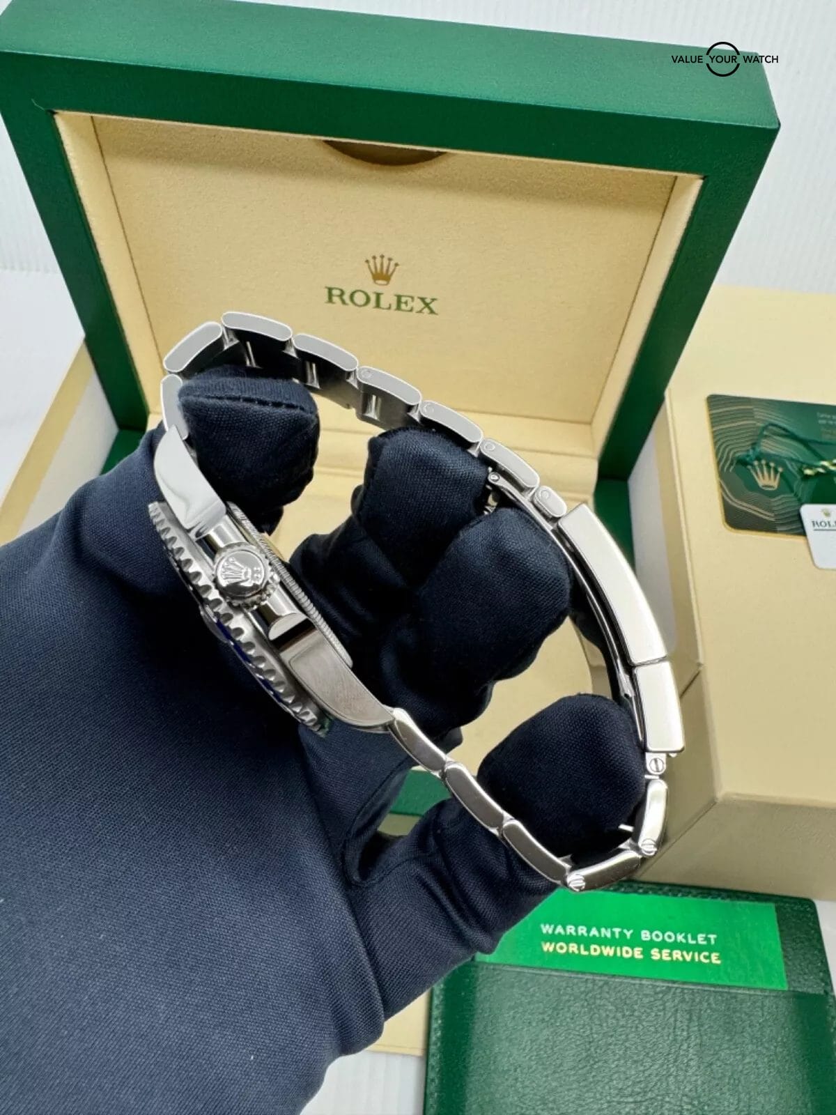 2022 MINT Batman Steel Oyster Bracelet Black Blue Ceramic Bezel GMT-Master II - Image 7