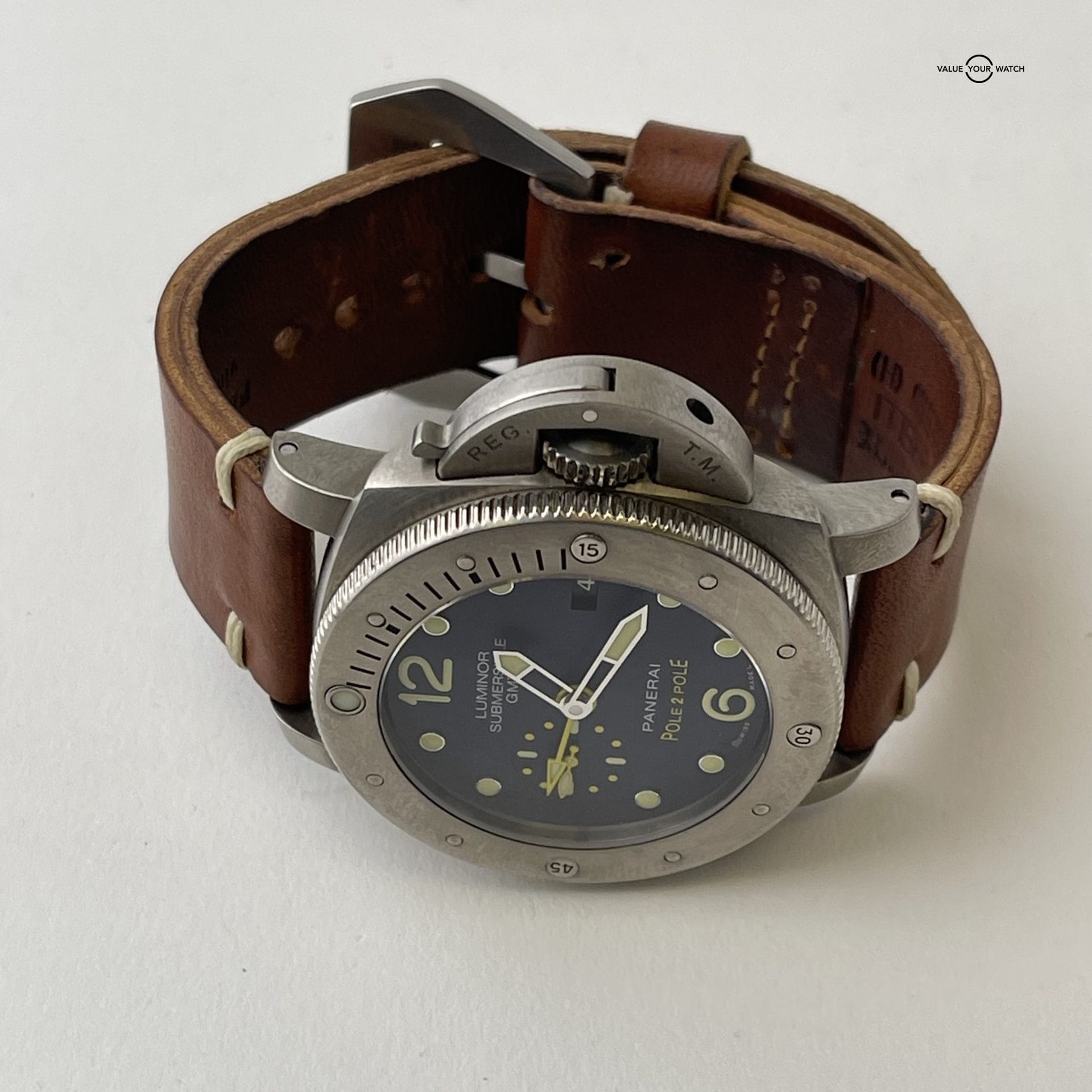 Panerai Luminor Submersible 1950 3 Days GMT Automatic Titanio 'Pole 2 Pole' PAM00719 - Image 7