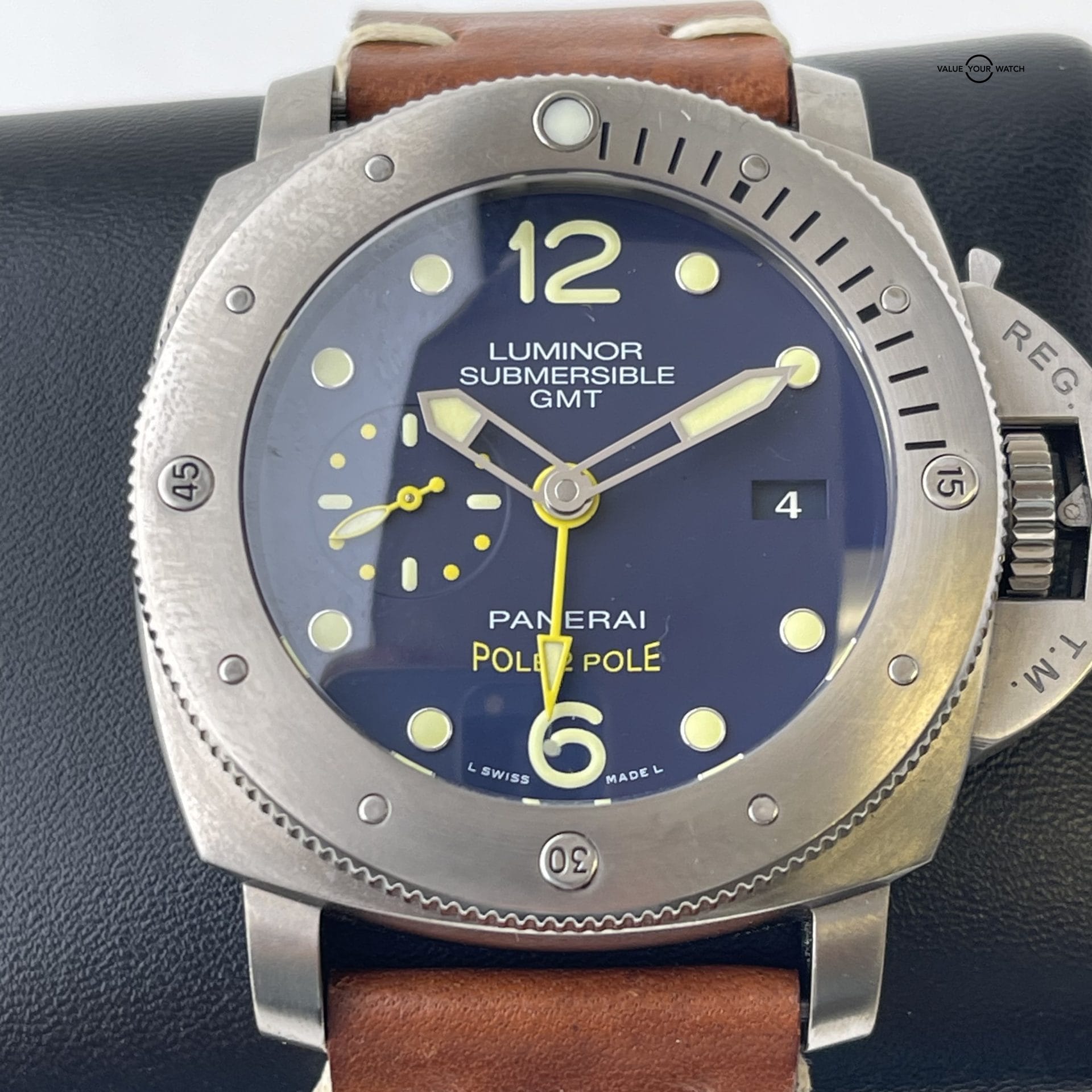 Panerai Luminor Submersible 1950 3 Days GMT Automatic Titanio 'Pole 2 Pole' PAM00719 - Image 11