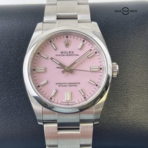 Rolex Oyster Perpetual Candy Pink Dial Ref. # 126000