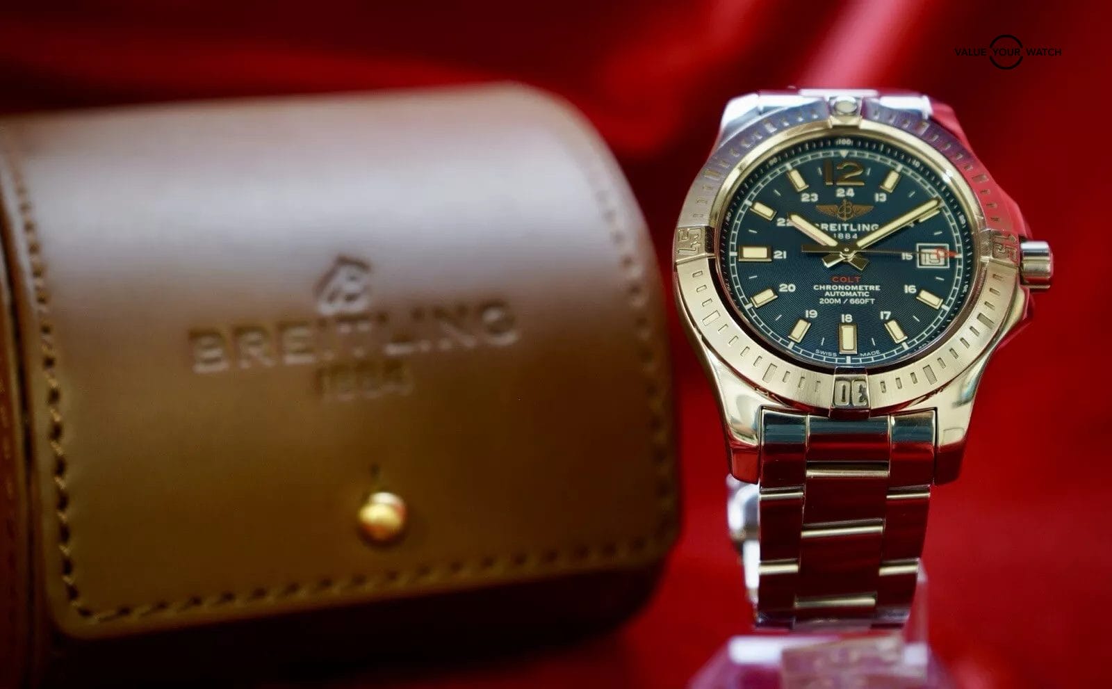 Breitling Colt A17313 41mm BLUE DIAL - Steel - Image 5