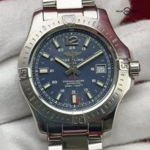 Breitling Colt A17313 41mm BLUE DIAL – Steel