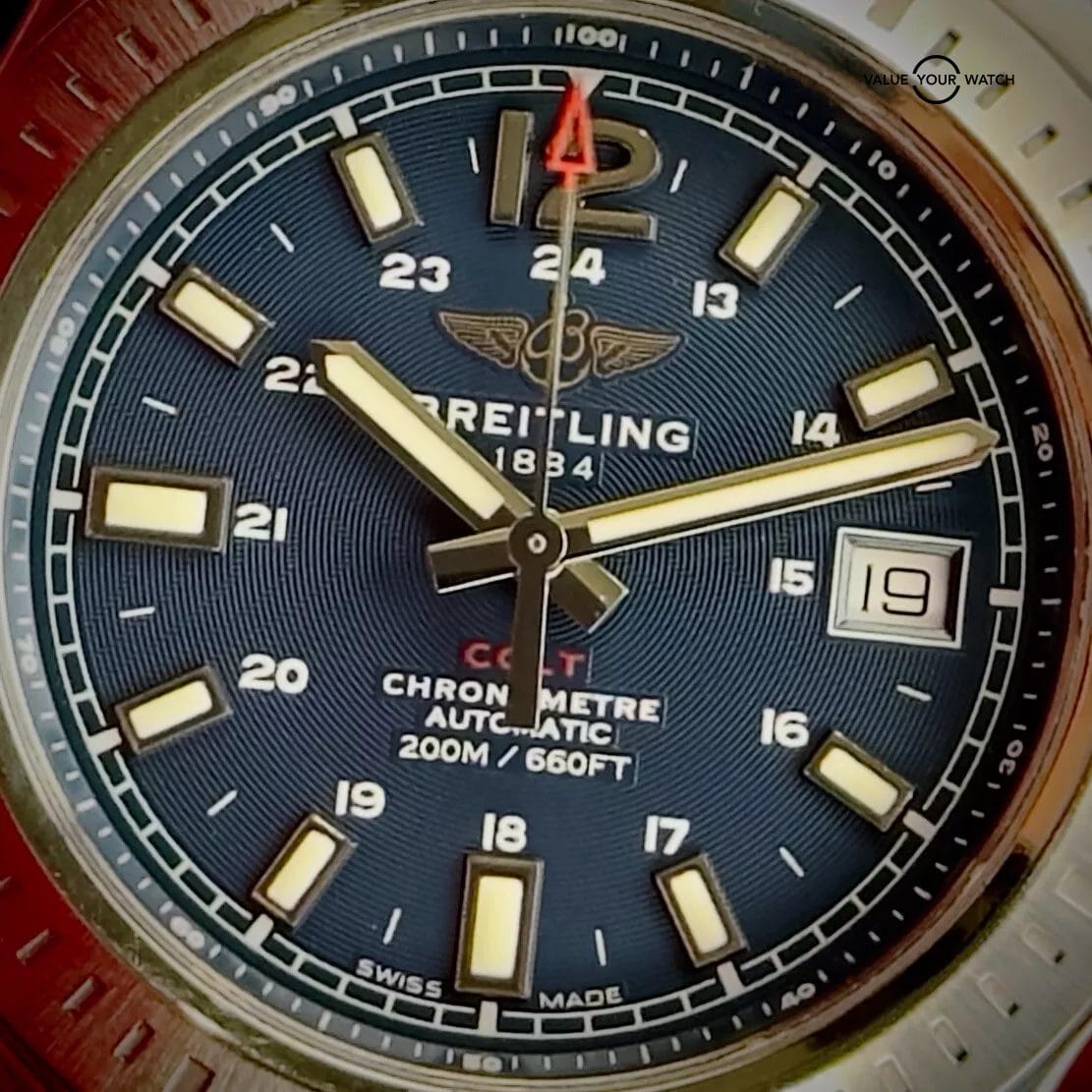 Breitling Colt A17313 41mm BLUE DIAL - Steel - Image 9