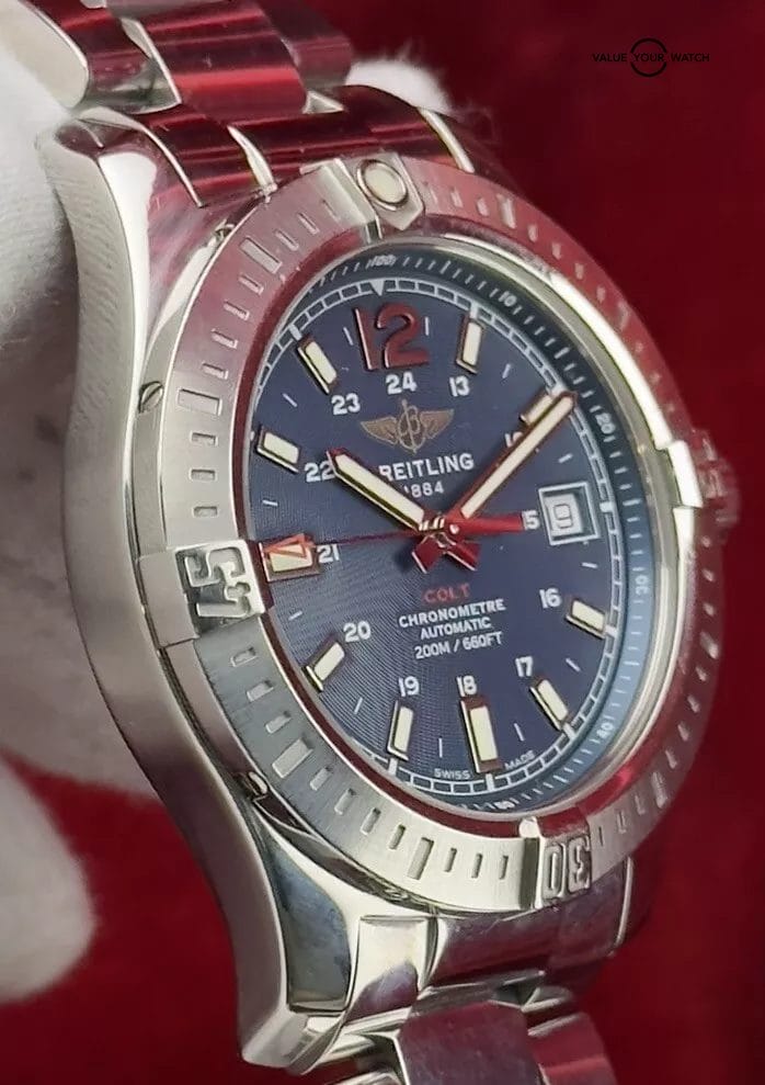 Breitling Colt A17313 41mm BLUE DIAL - Steel - Image 11