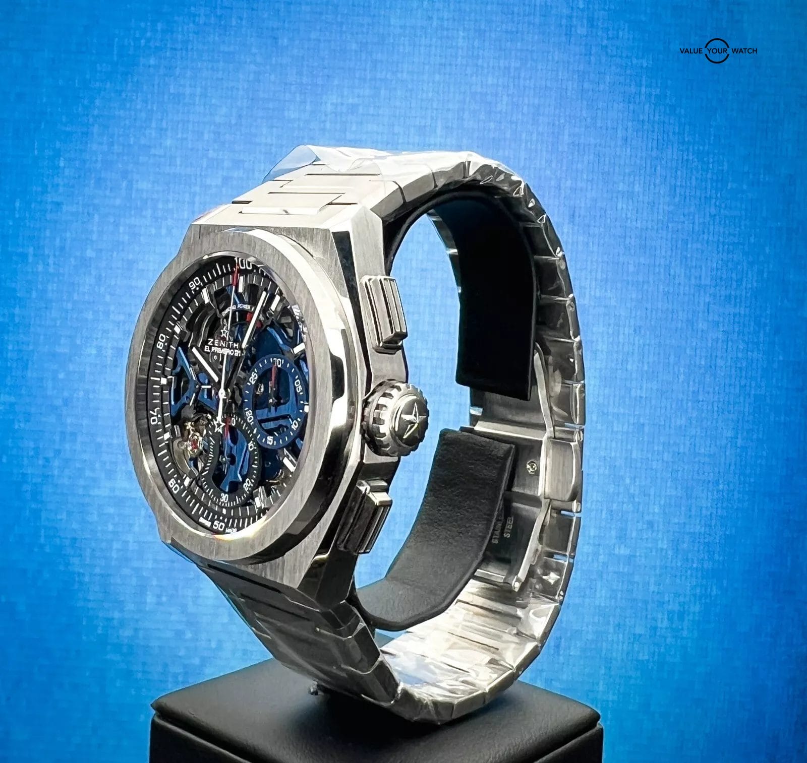 Zenith El Primero Skeleton Blue Dial Men's Watch - 95.9002.9004/78.M9000 NEW! - Image 4