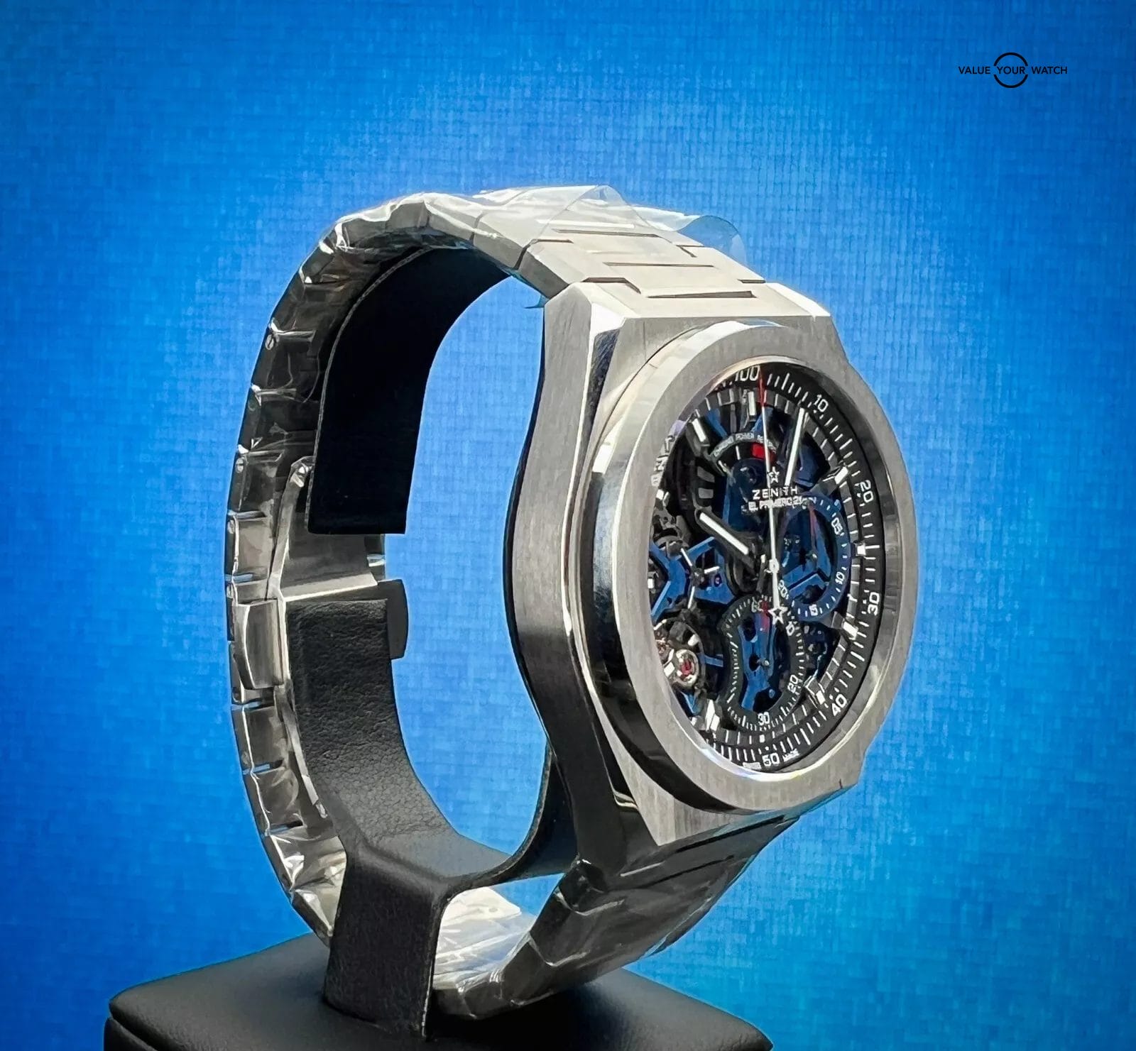 Zenith El Primero Skeleton Blue Dial Men's Watch - 95.9002.9004/78.M9000 NEW! - Image 5