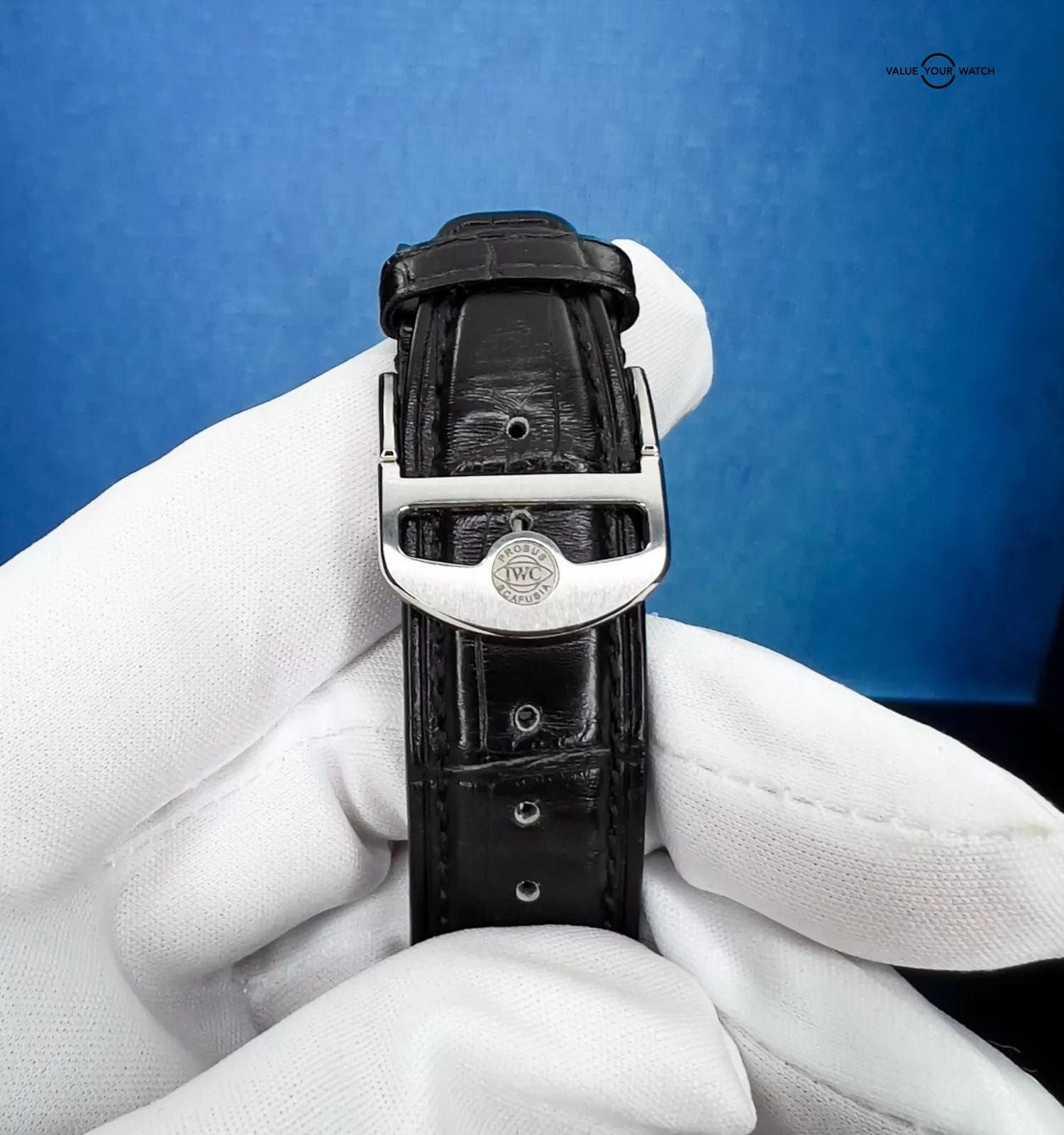 IWC Portugieser Chronograph Blue Dial Men's Watch Box & Papers - IW371606 - Image 6