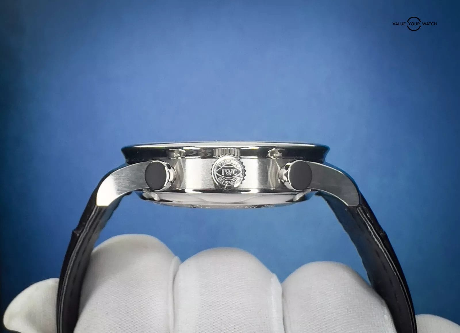 IWC Portugieser Chronograph Blue Dial Men's Watch Box & Papers - IW371606 - Image 14