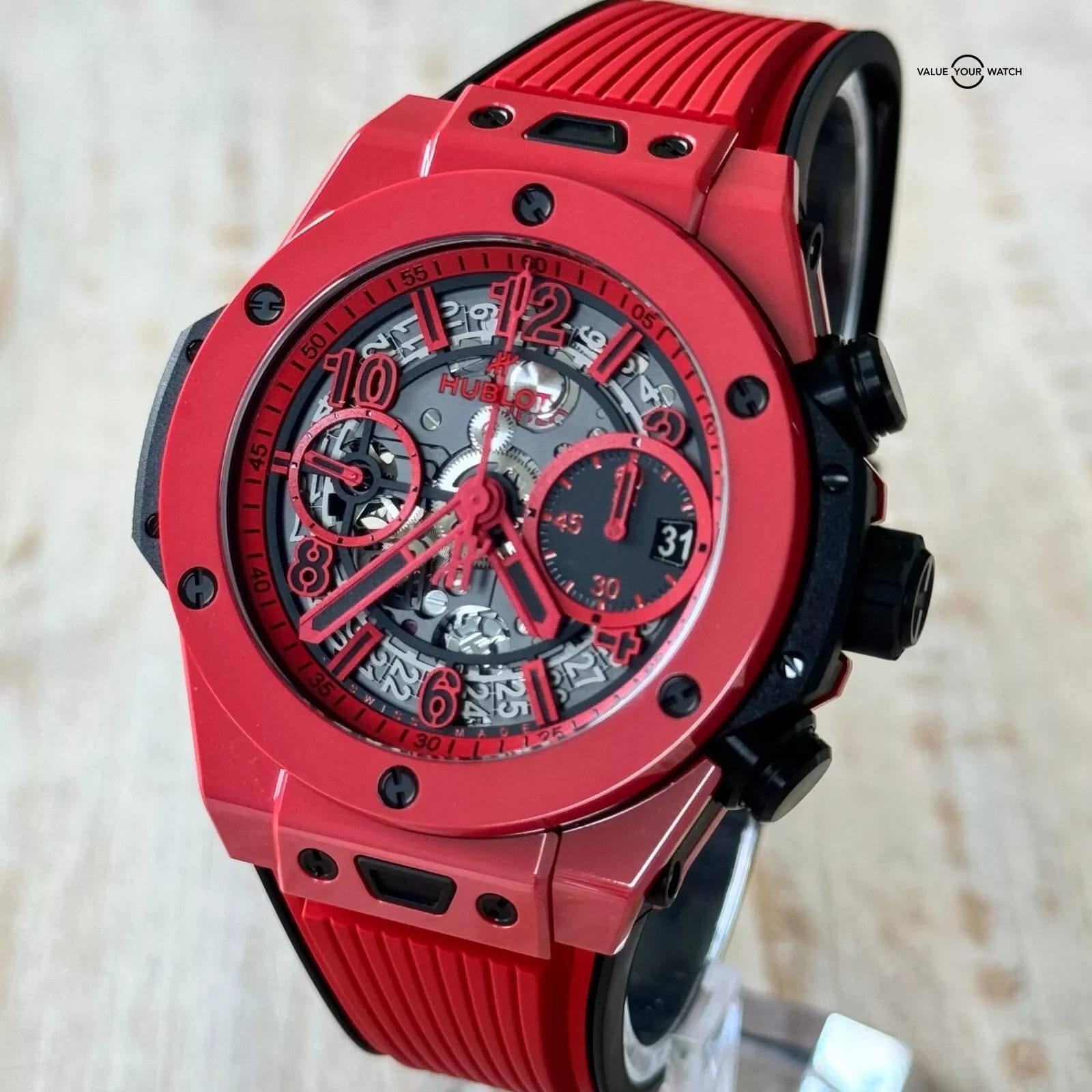 Hublot Big Bang Unico "Red Magic" 42mm Full Set Under Warranty till 2026!
