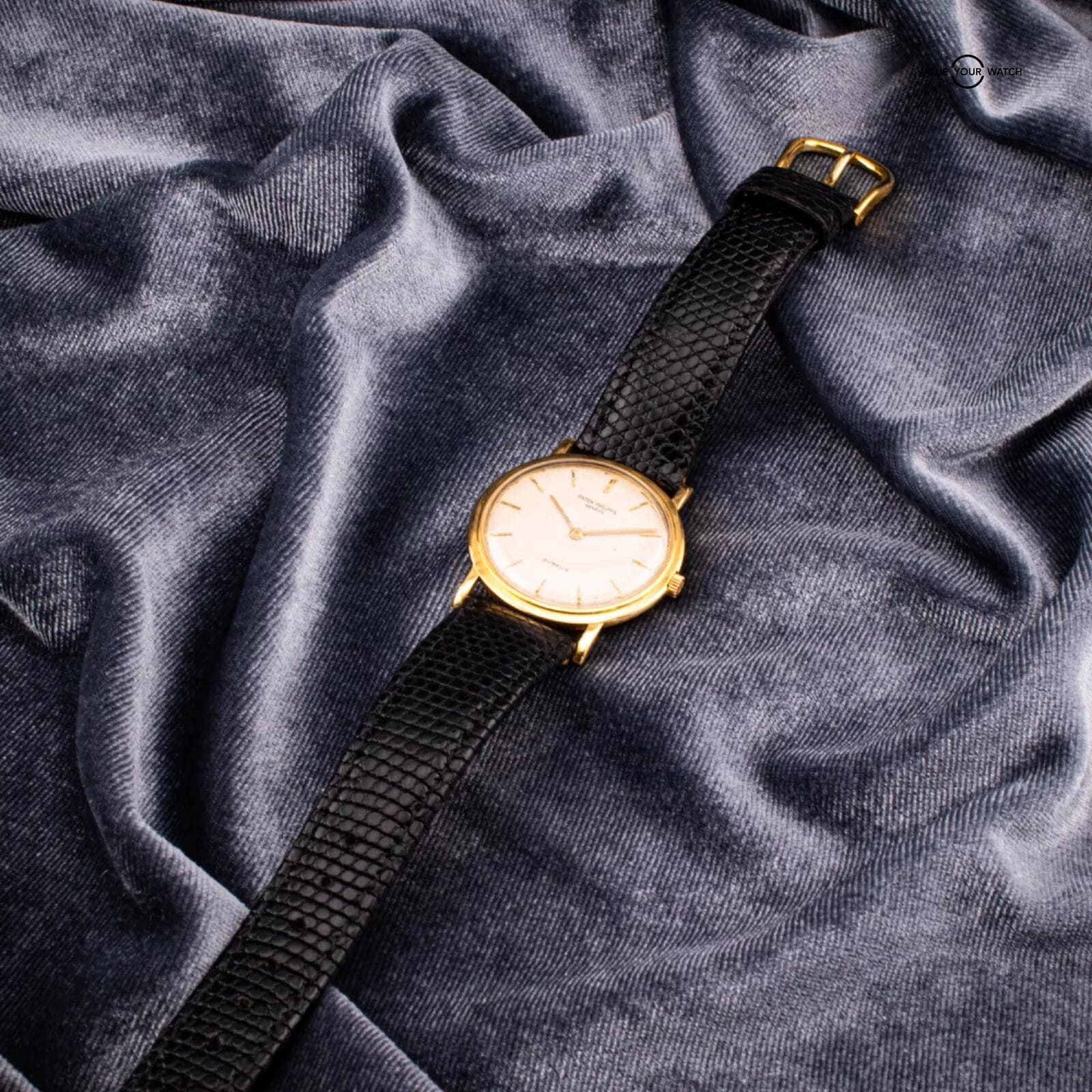 Patek Phillipe Calatrava co-signed Gubelin white dial in 18K gold, Ref. 3520J - Image 5