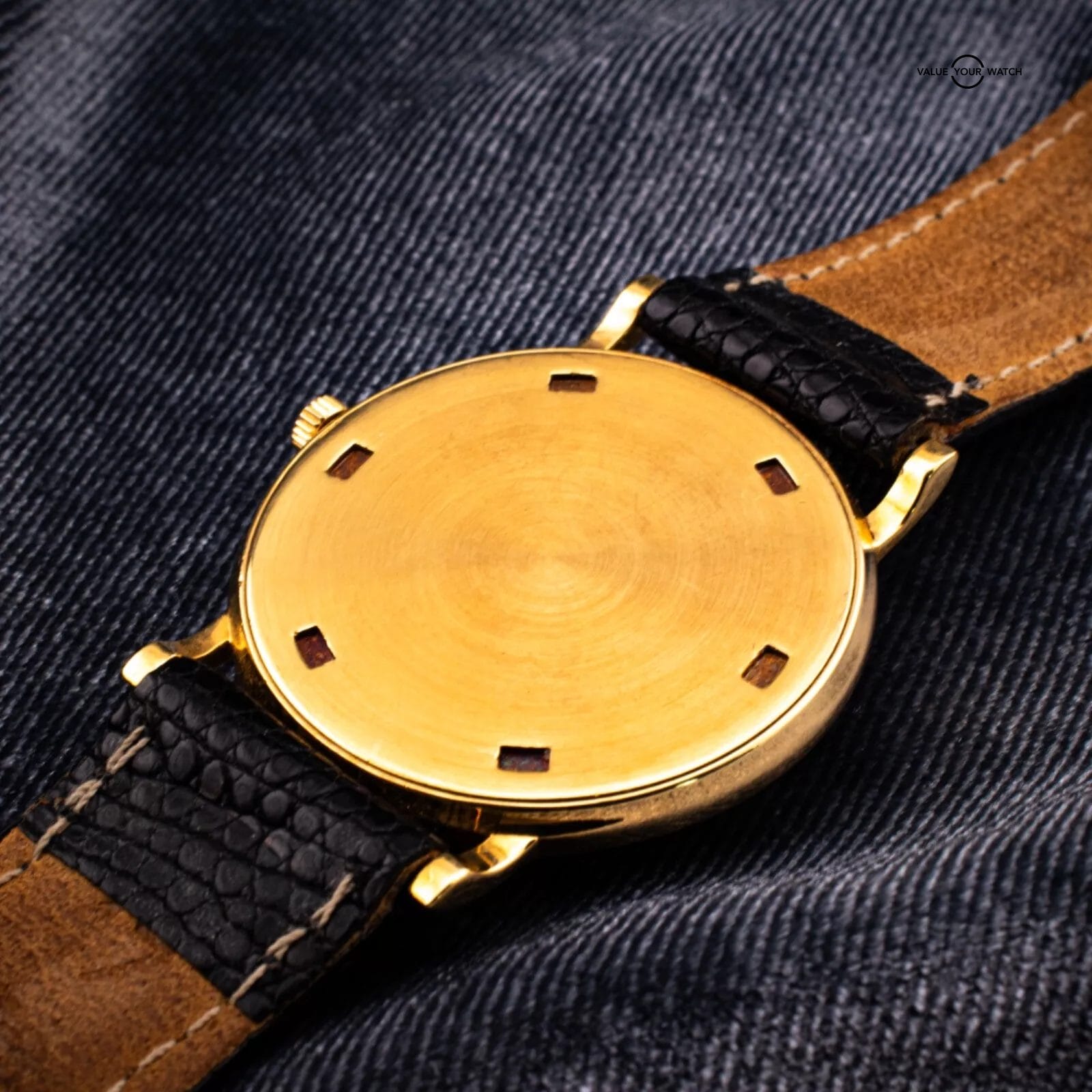 Patek Phillipe Calatrava co-signed Gubelin white dial in 18K gold, Ref. 3520J - Image 7