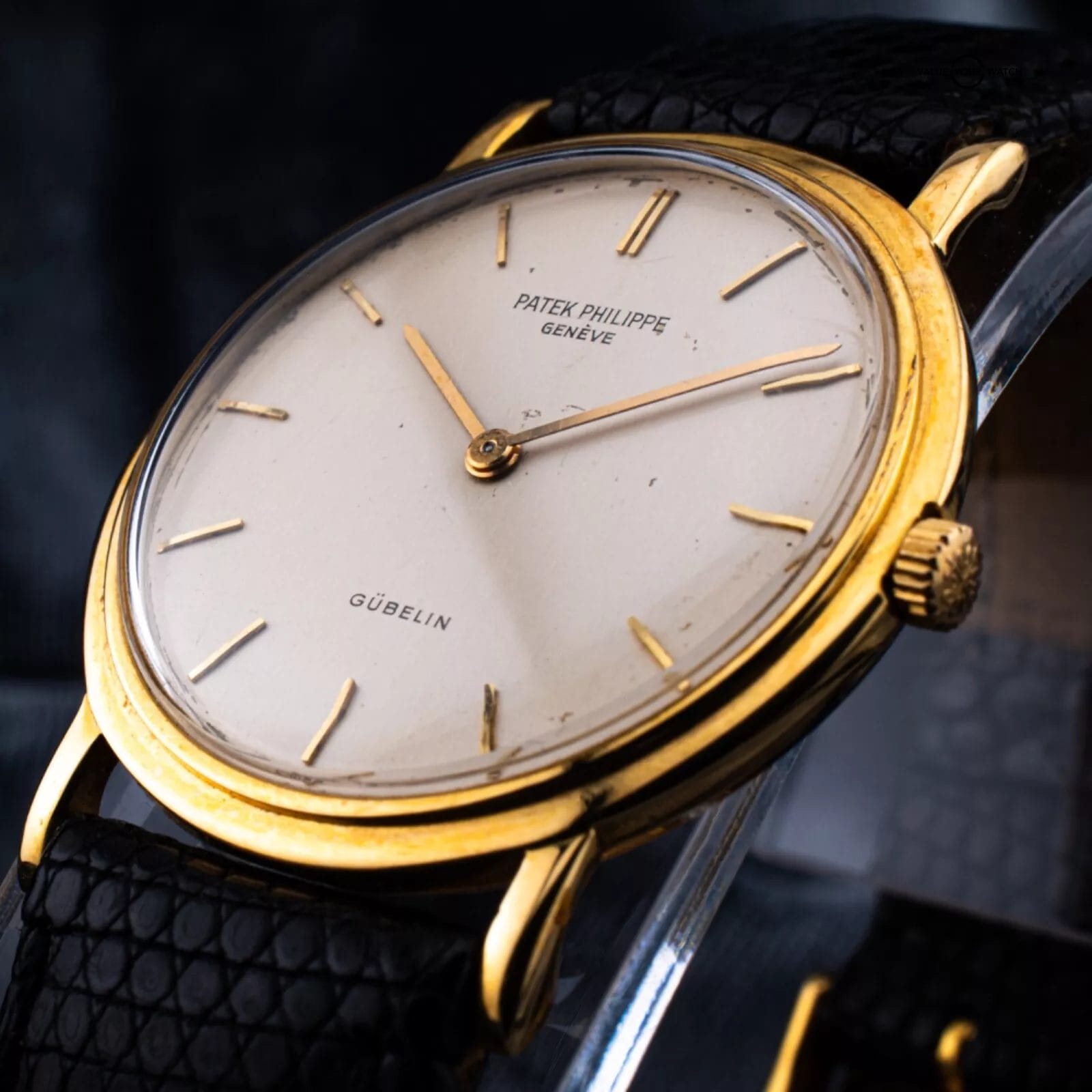Patek Phillipe Calatrava co-signed Gubelin white dial in 18K gold, Ref. 3520J - Image 12