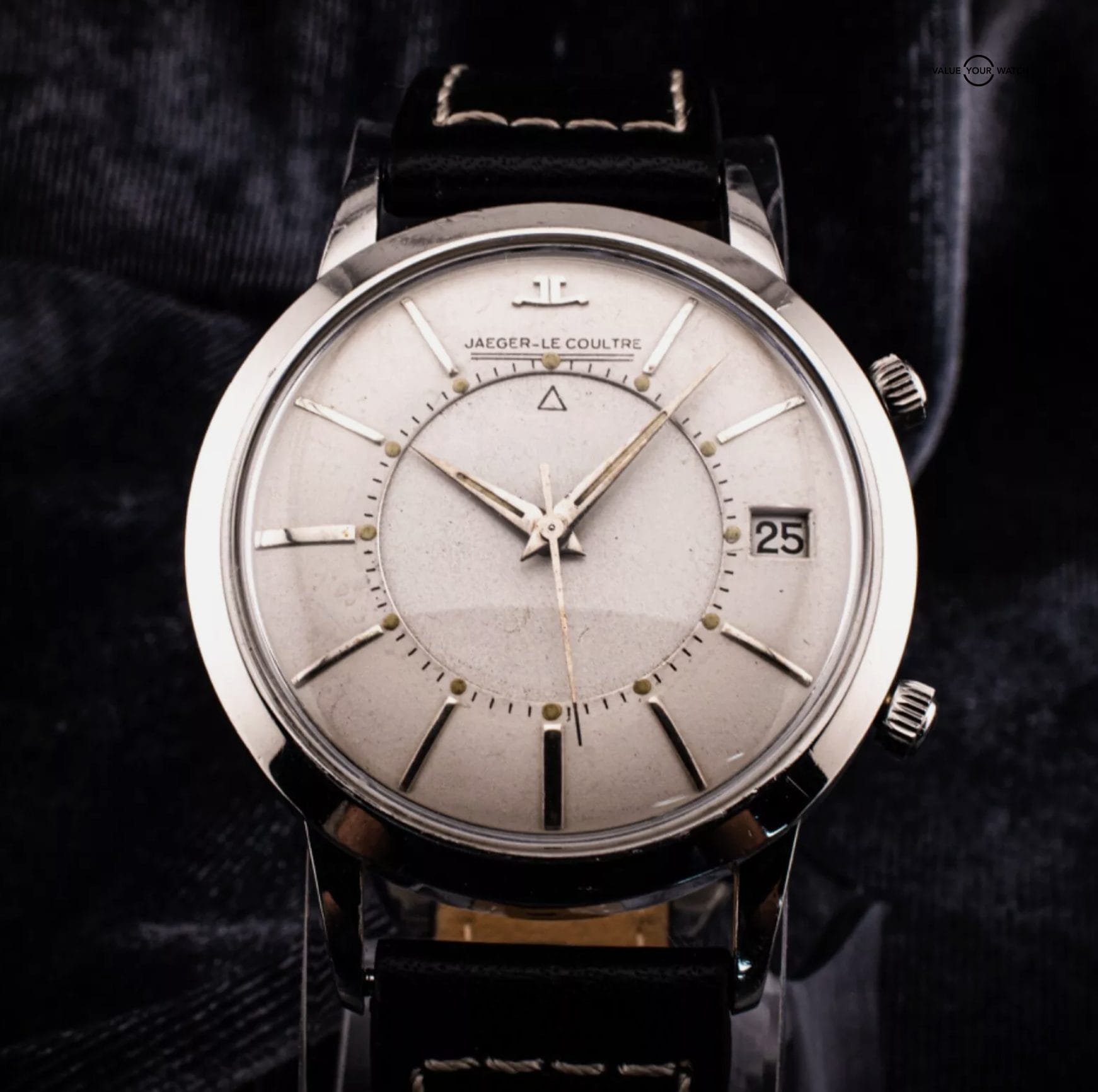 Serviced Vintage Jaeger-LeCoultre JLC Memovox Alarm Watch, cal. 825