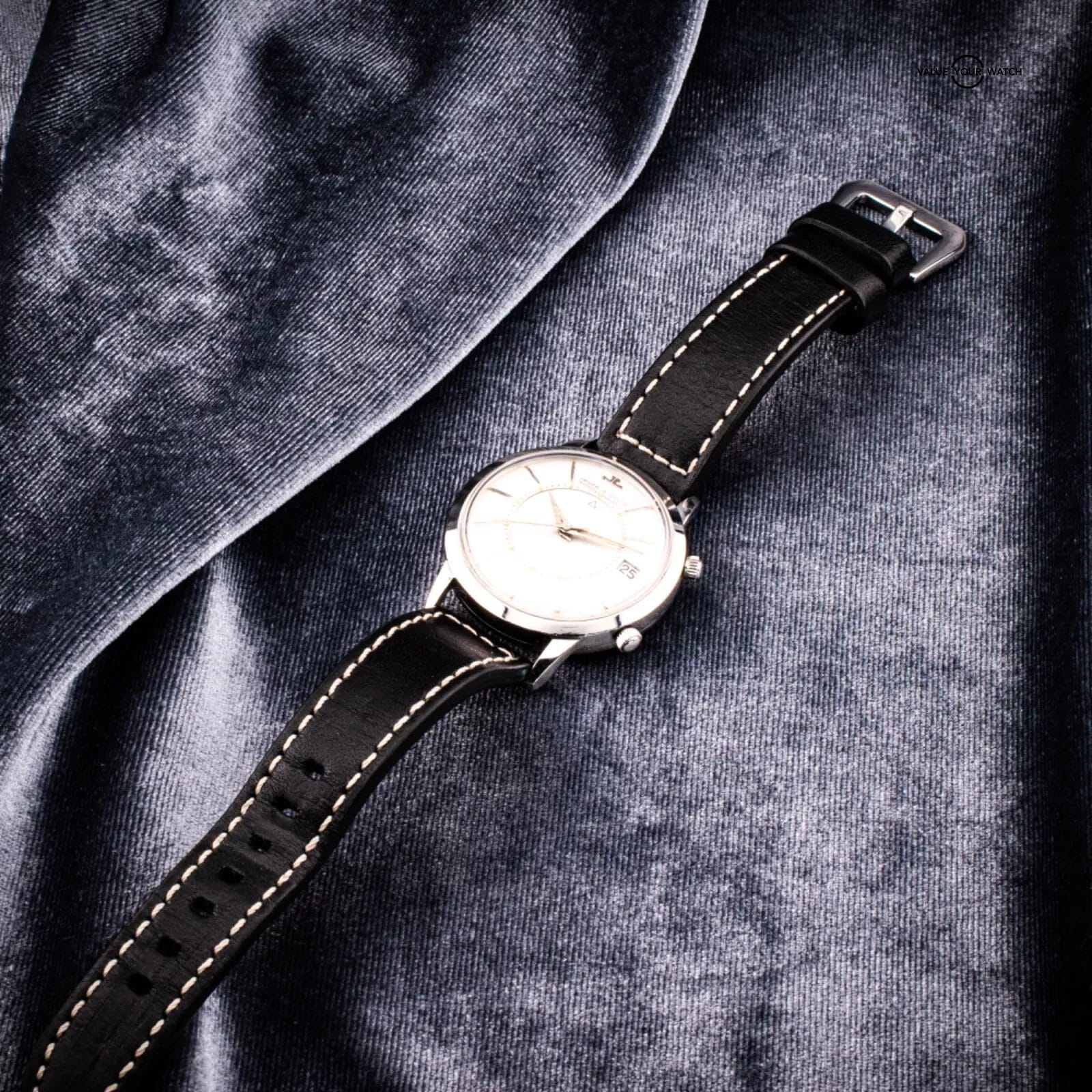 Serviced Vintage Jaeger-LeCoultre JLC Memovox Alarm Watch, cal. 825 - Image 3