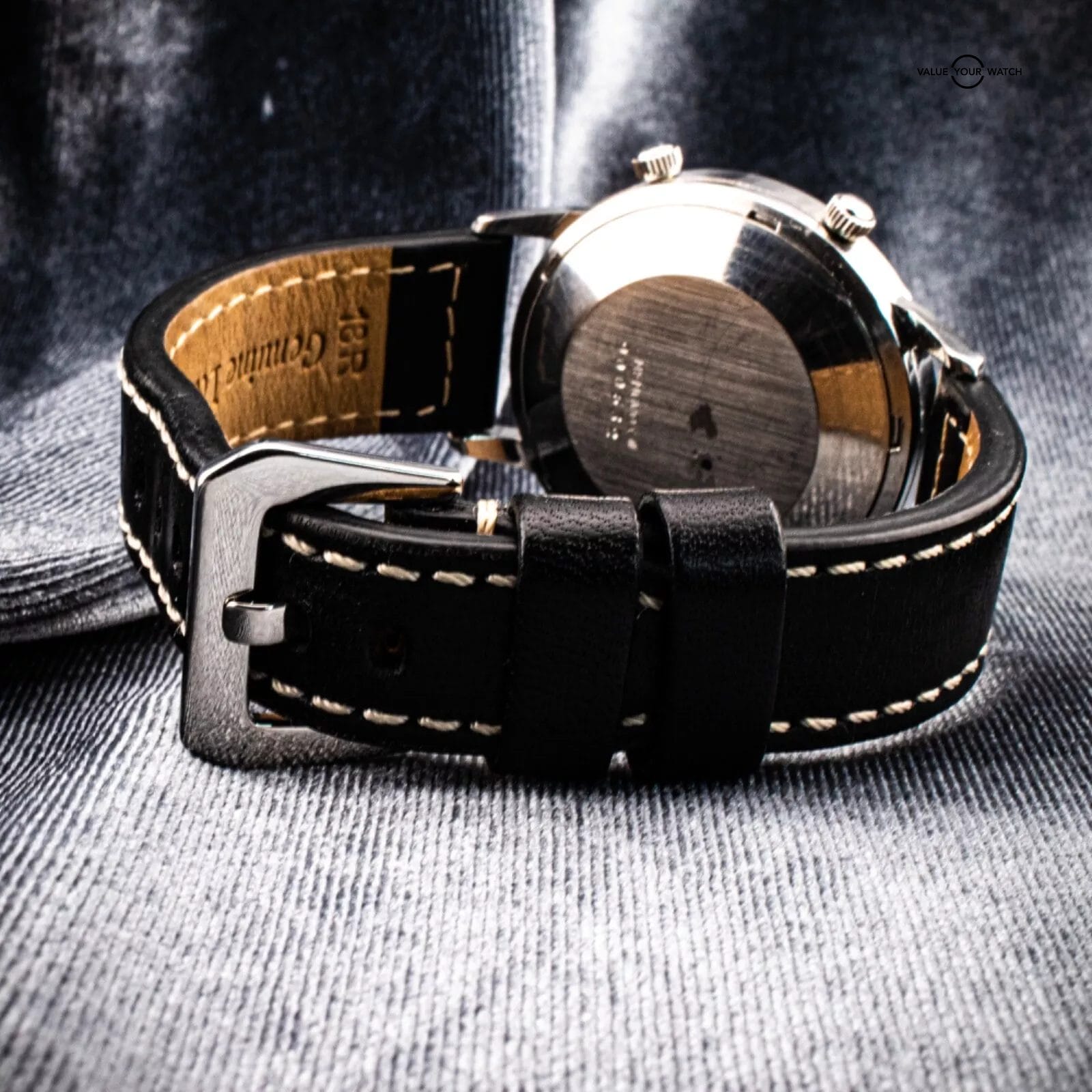 Serviced Vintage Jaeger-LeCoultre JLC Memovox Alarm Watch, cal. 825 - Image 6