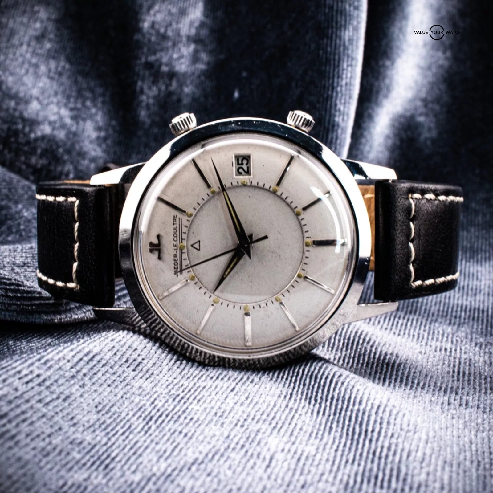 Serviced Vintage Jaeger-LeCoultre JLC Memovox Alarm Watch, cal. 825 - Image 7