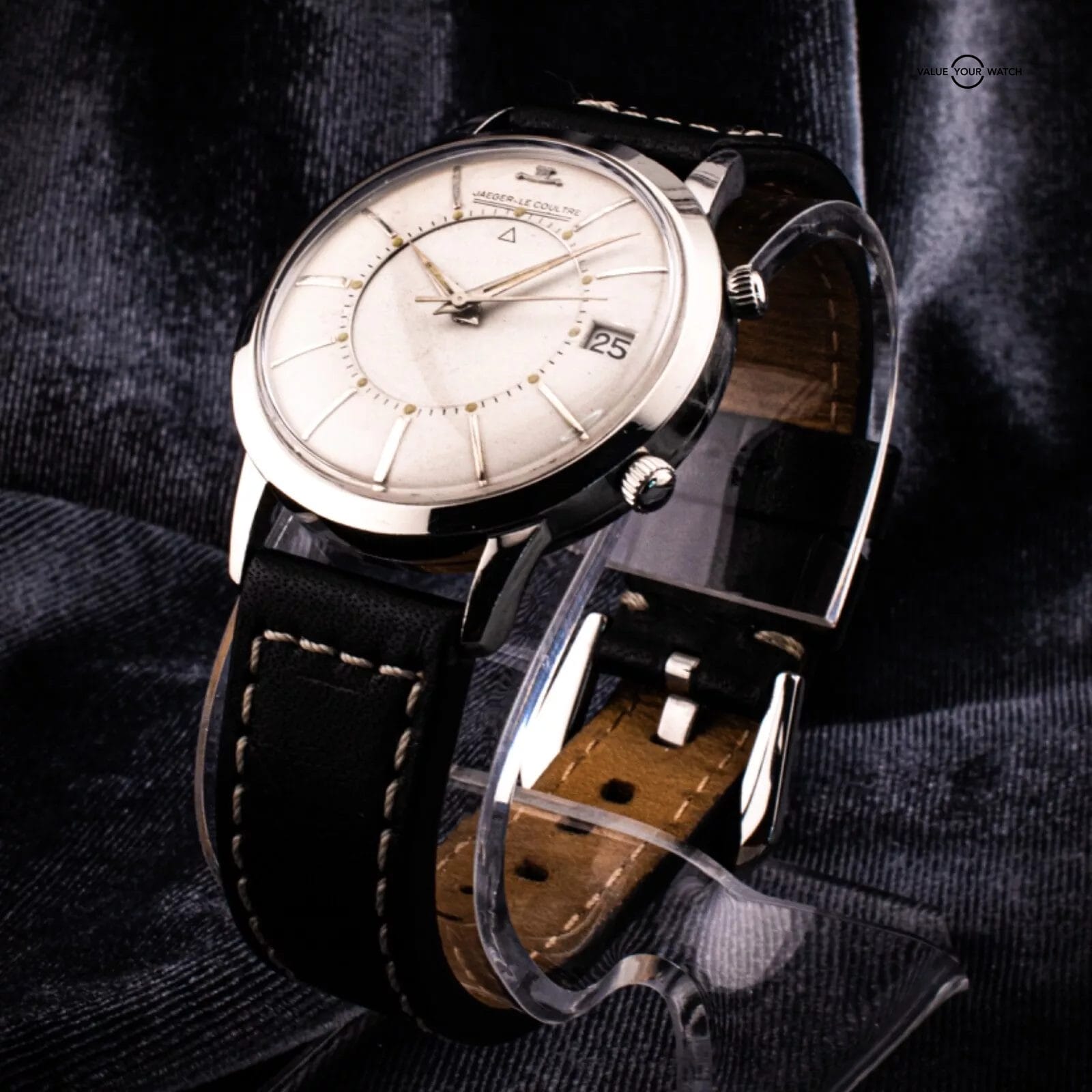 Serviced Vintage Jaeger-LeCoultre JLC Memovox Alarm Watch, cal. 825 - Image 13