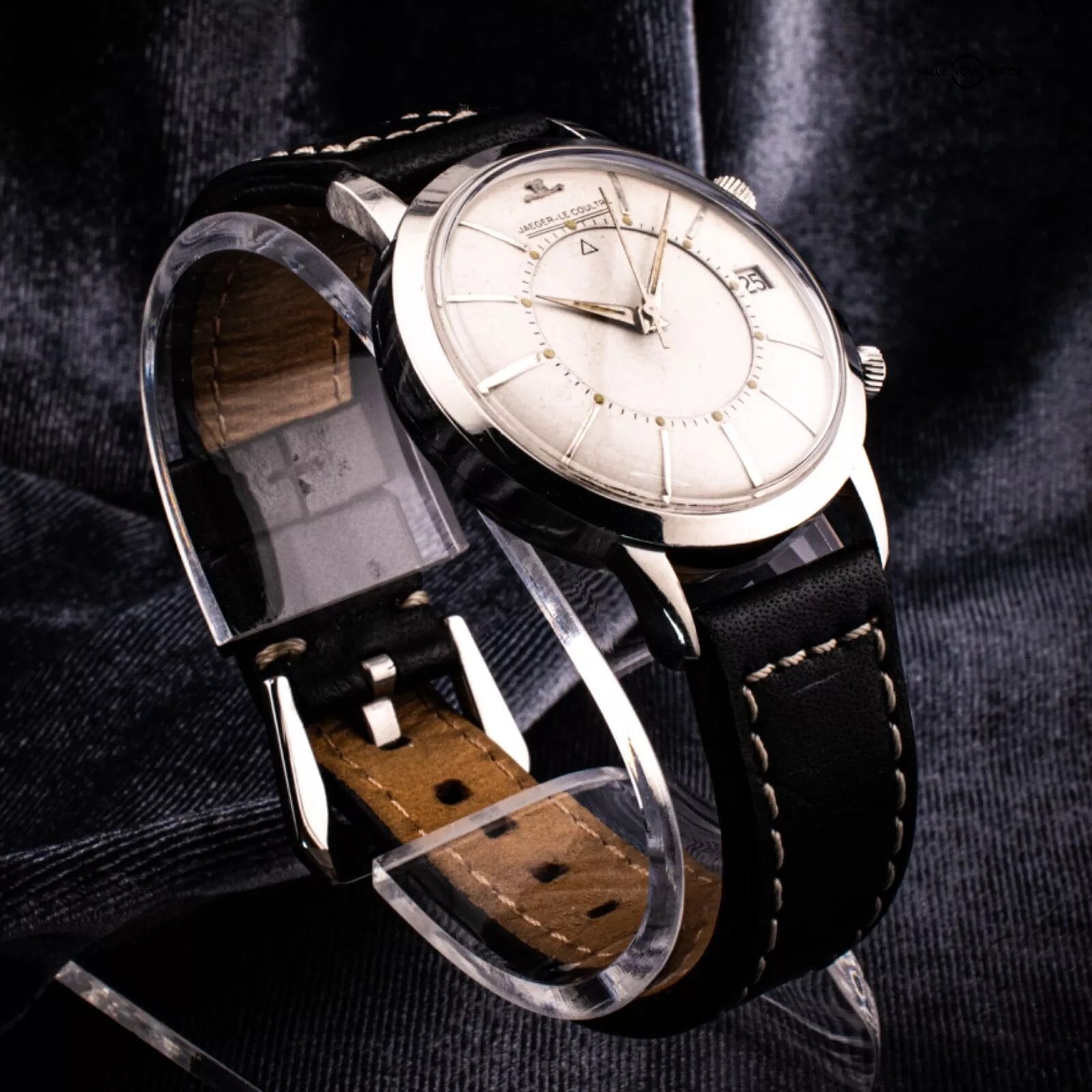 Serviced Vintage Jaeger-LeCoultre JLC Memovox Alarm Watch, cal. 825 - Image 14