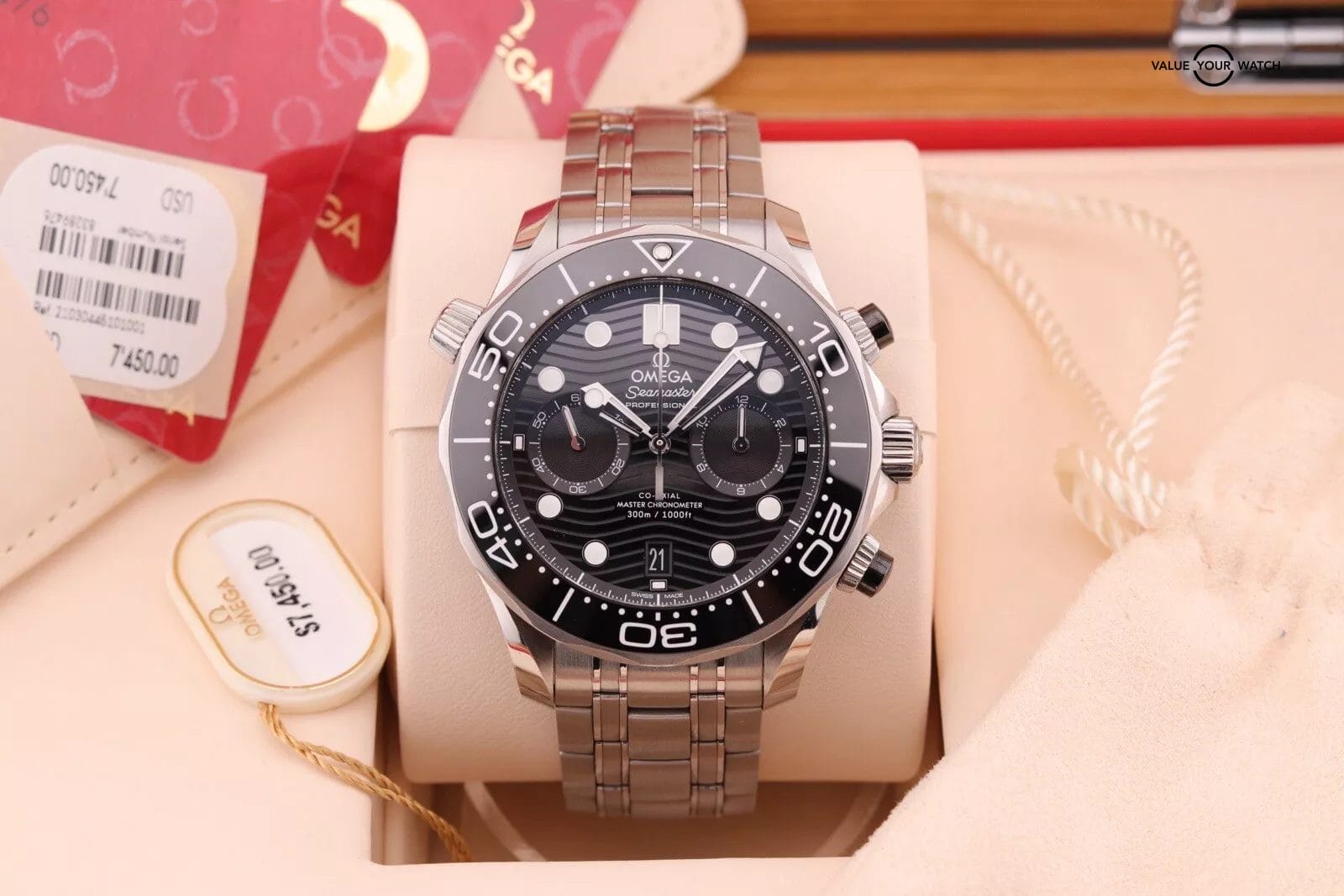 Omega Seamaster 300m Chronograph Diver 44mm - 210.30.44.51.01.001 - Complete Set - Image 13