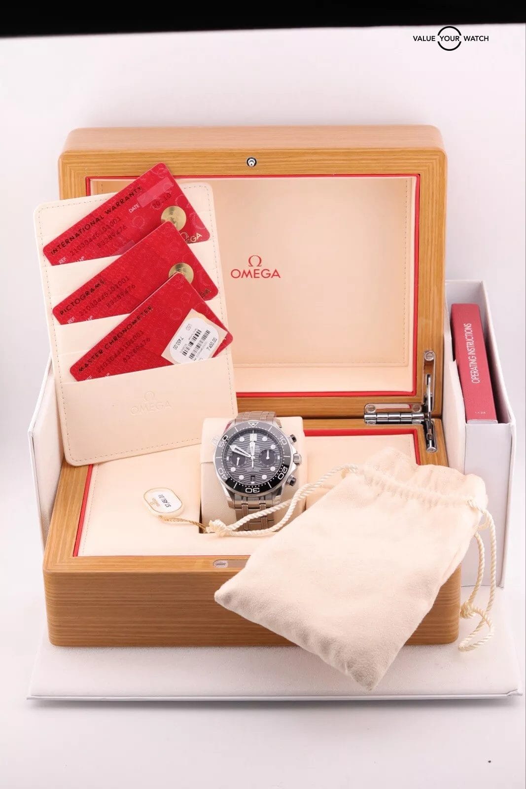 Omega Seamaster 300m Chronograph Diver 44mm - 210.30.44.51.01.001 - Complete Set - Image 15